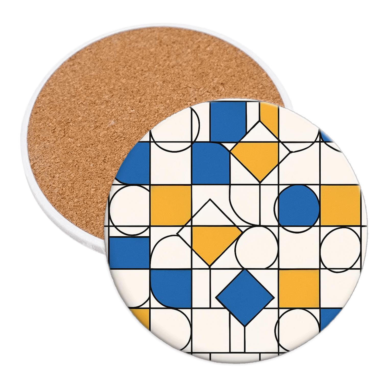Zurich Concrete Constellation Grid stone coaster collections