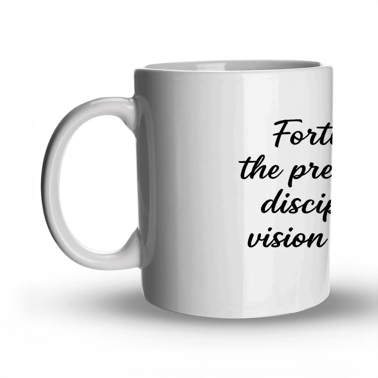 Prepared Mind Victory travel mugs with handles