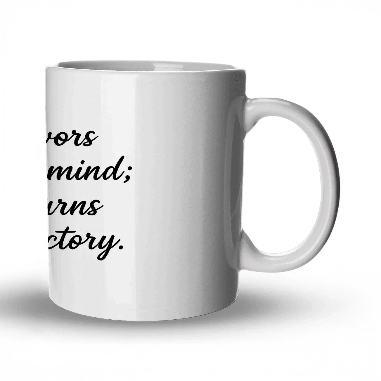 Prepared Mind Victory travel mugs with handles