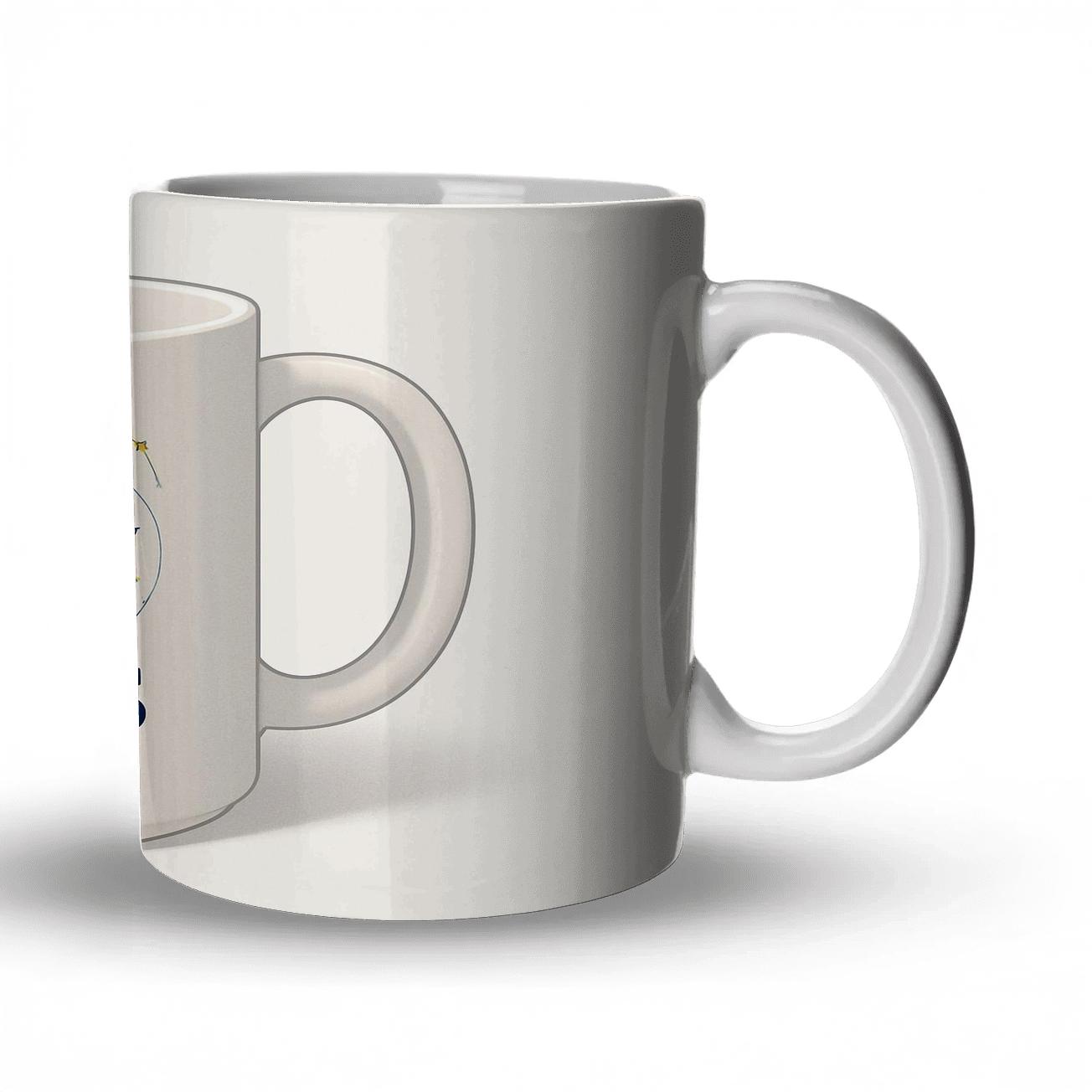 Aries Ram Star Cartography Mug Line Art premium drinkware mugs