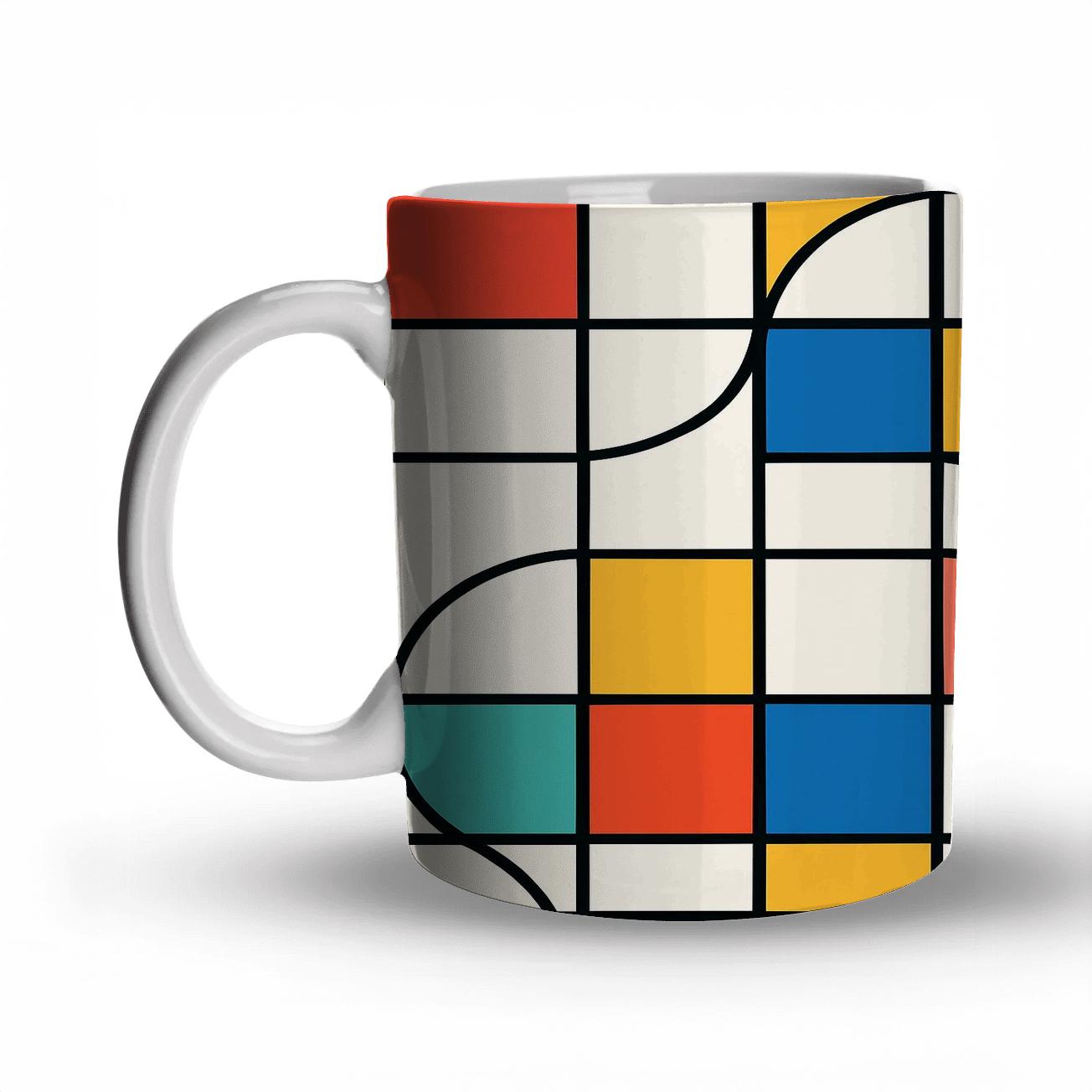 De Stijl Orbit Lattice insulated thermal mugs