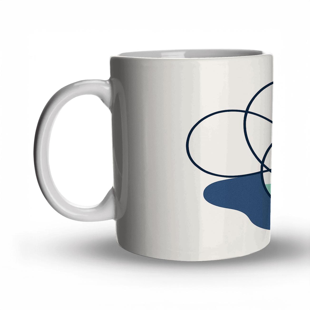 Tidal Geometry Drift insulated thermal mugs