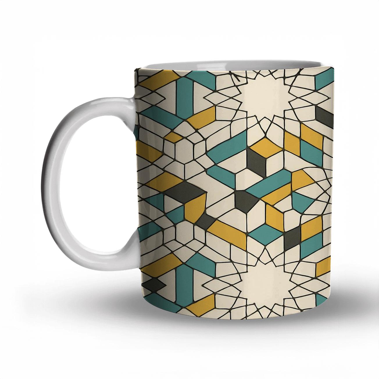 Girih Quasicrystal Starweave premium drinkware mugs