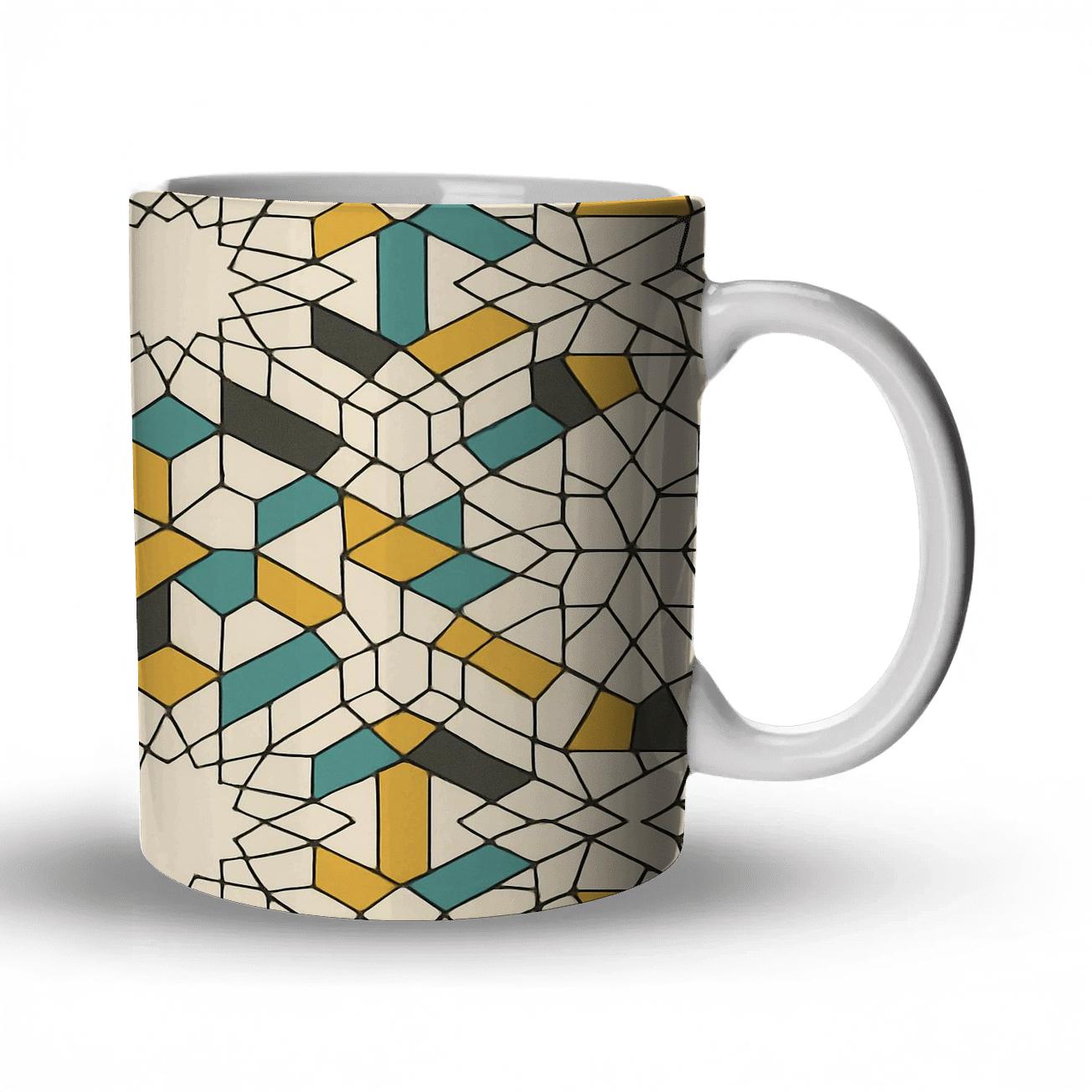 Girih Quasicrystal Starweave premium drinkware mugs