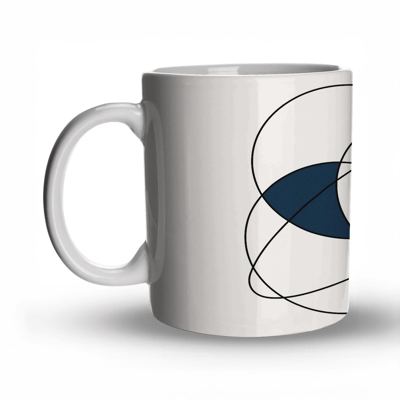 Orbital Geometry Drift personalized mugs