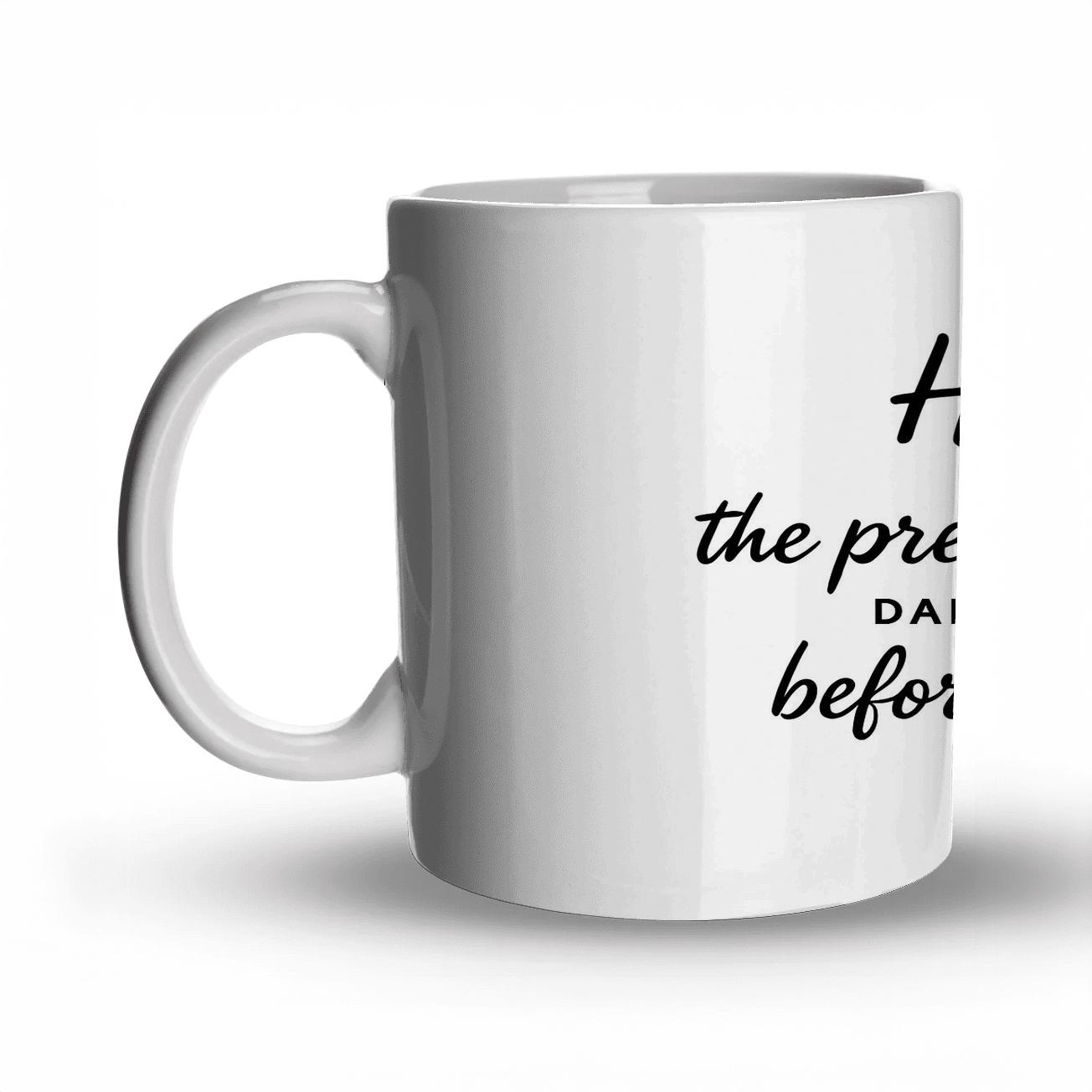 History Favors The Prepared Mind personalized mugs