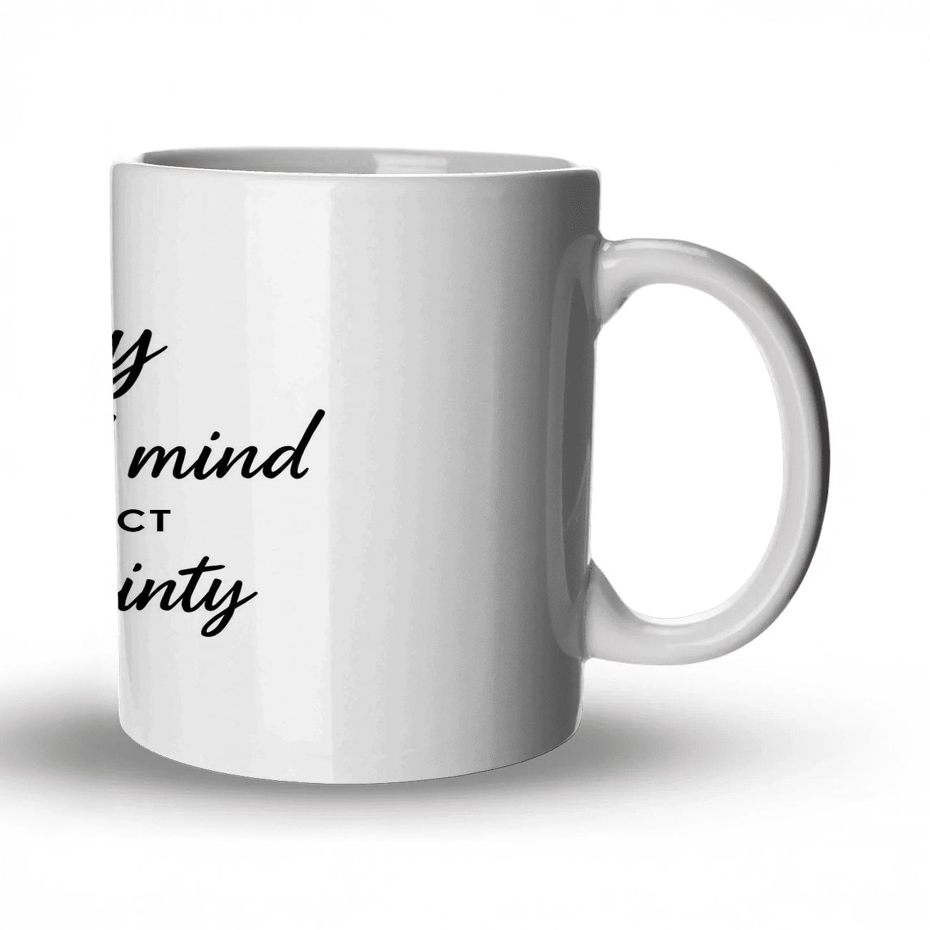 History Favors The Prepared Mind personalized mugs