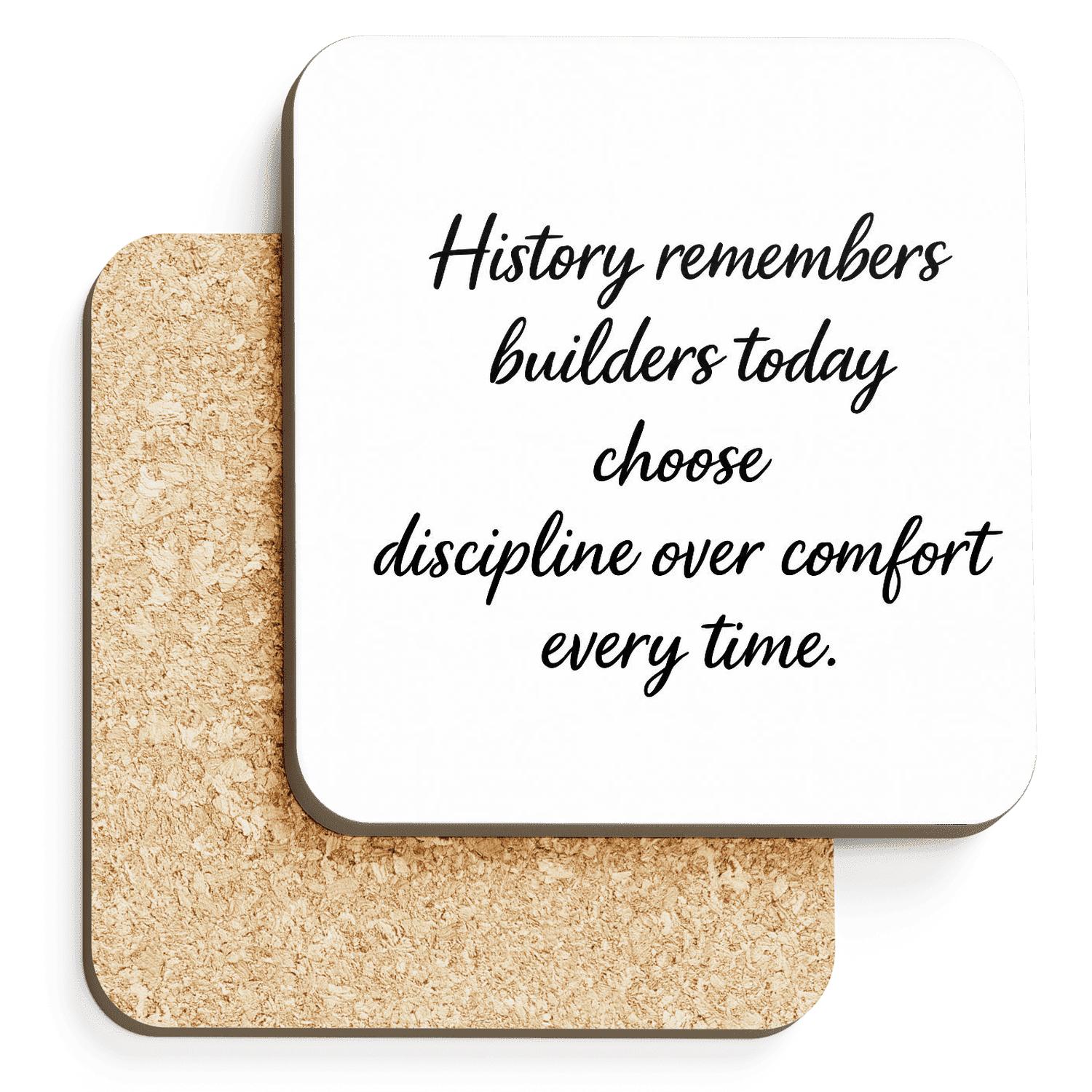 History Remembers Builders cork coaster sets