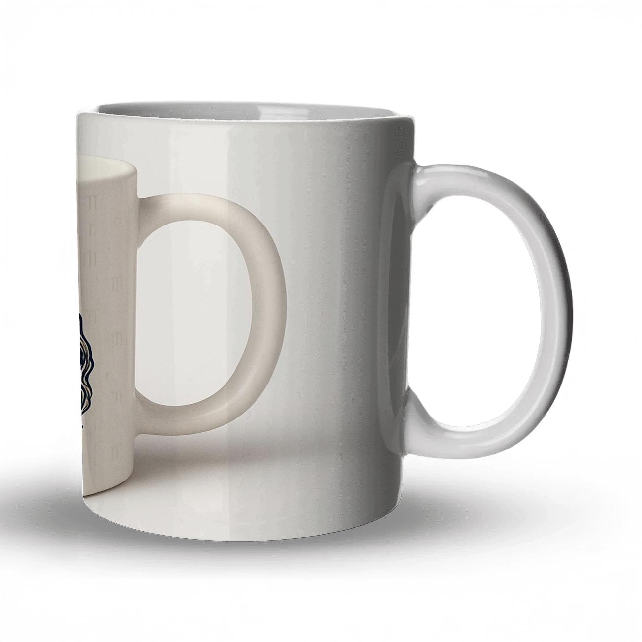 Virgo Constellation Maiden Minimal Line Art Mug custom printed mugs