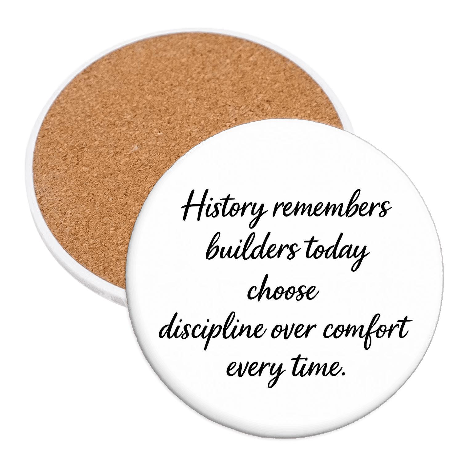 History Remembers Builders coasters for home decor