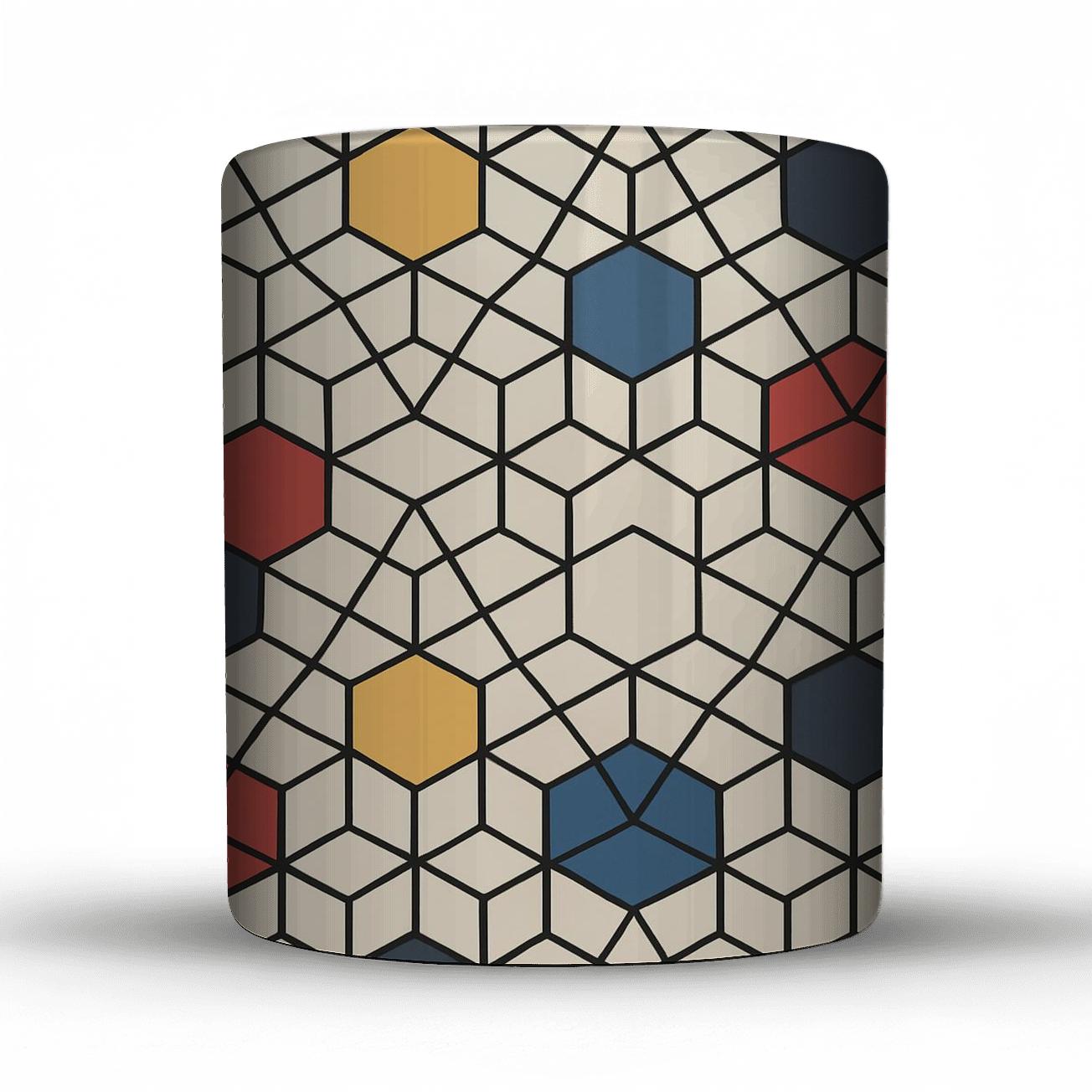 Bauhaus Girih Fusion Lattice insulated thermal mugs