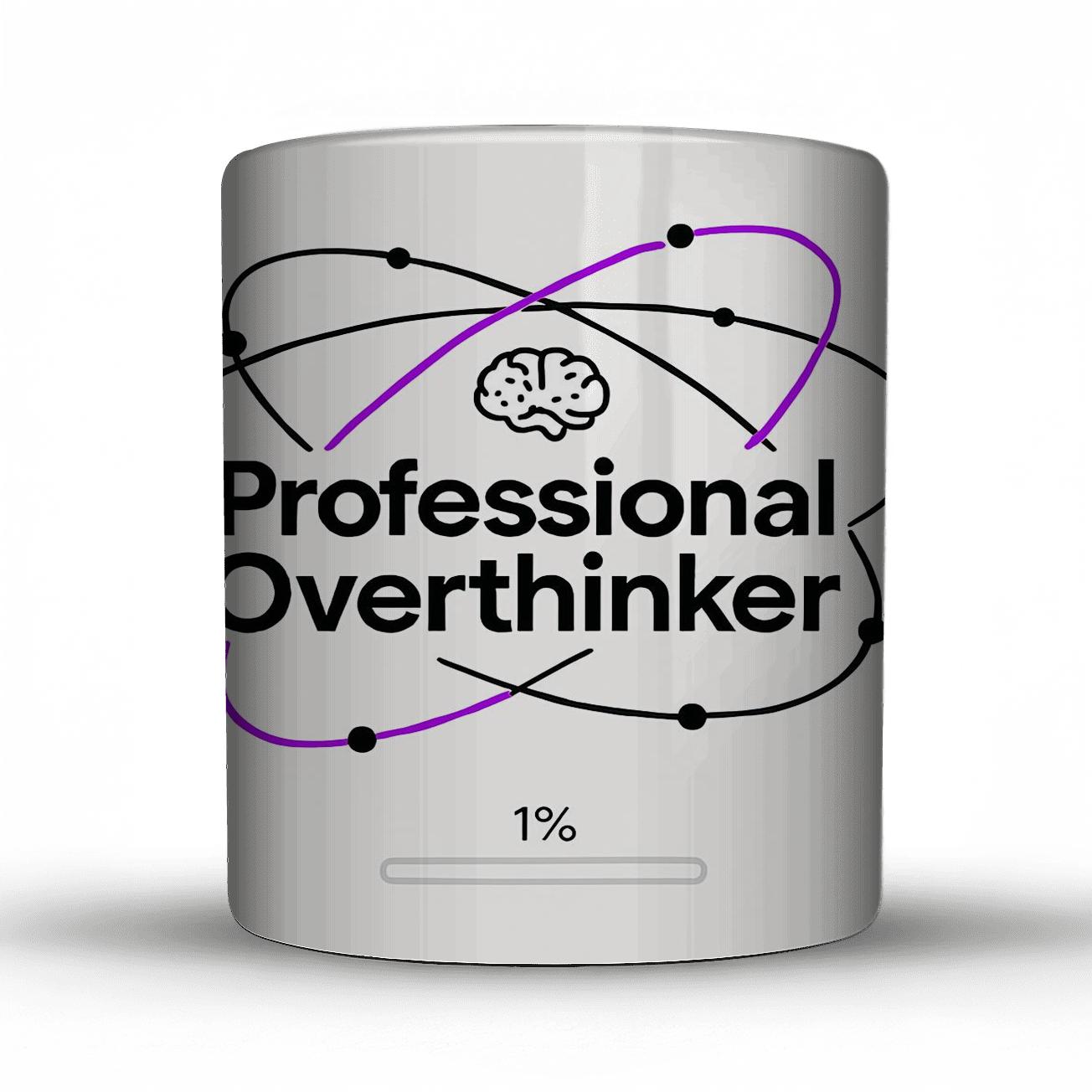 Professional Overthinker Orbital Diagram premium drinkware mugs