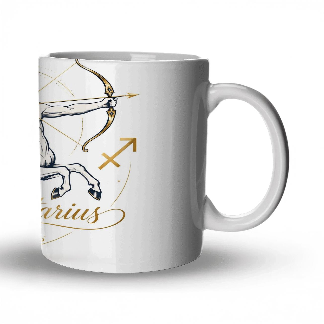 Sagittarius Astral Archer Compass Line Art custom printed mugs [AI-088dfffb-a1114af691e6]