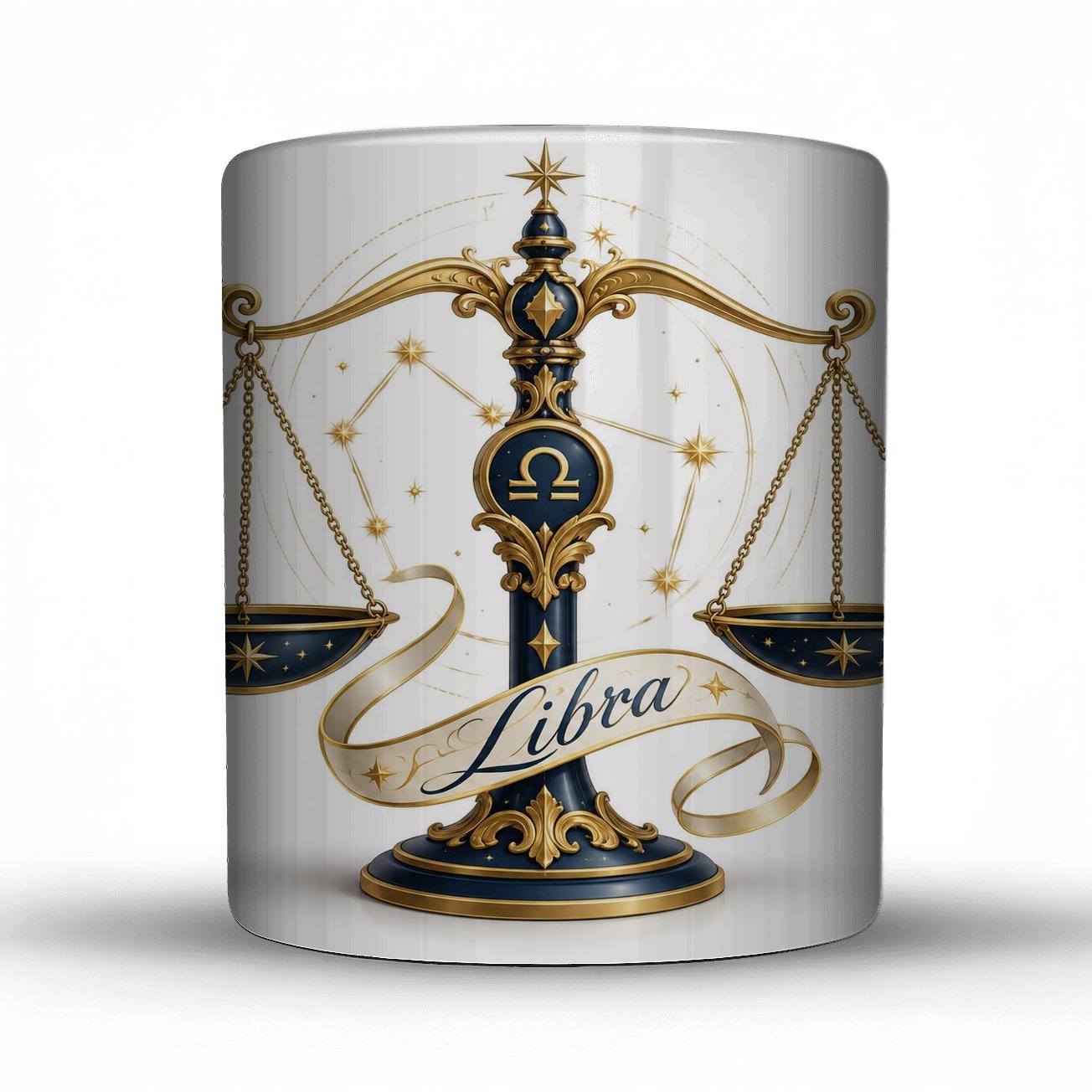Libra Venetian Balance Constellation Line Art personalized mugs [AI-e71d0bb4-9a10c47815c7]