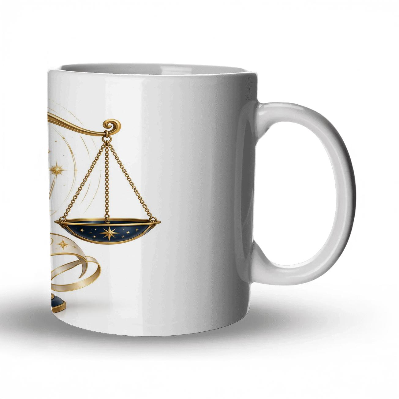 Libra Venetian Balance Constellation Line Art personalized mugs [AI-e71d0bb4-53984757b89c]