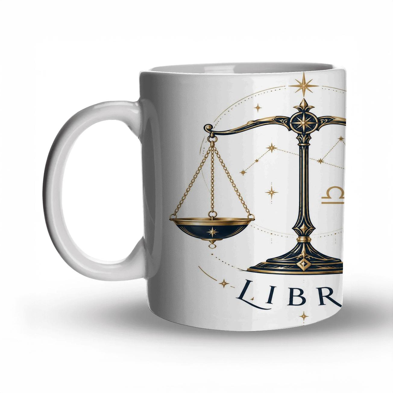 Libra Renaissance Balance Constellation Line Art custom printed mugs [AI-ccc18851-b3b0517b6f6d]