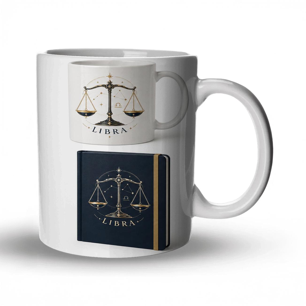 Libra Renaissance Balance Constellation Line Art custom printed mugs [AI-ccc18851-1e72cceb1732]