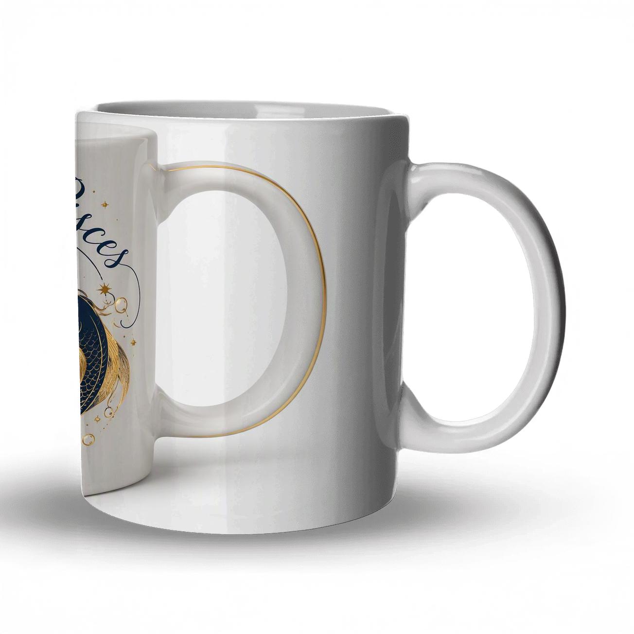 Pisces Moonlit Koi Constellation Line Art insulated thermal mugs [AI-e4d0640d-257bca385f12]