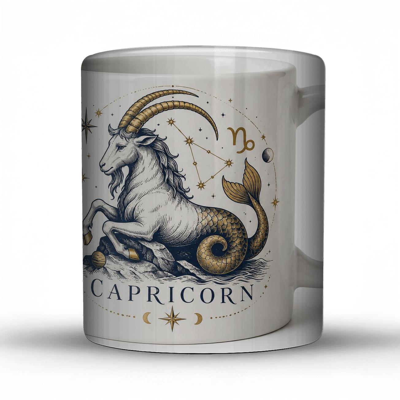 Capricorn Nocturne Sea Goat Meridian custom printed mugs [AI-31d3e990-879a0ddb8d5d]