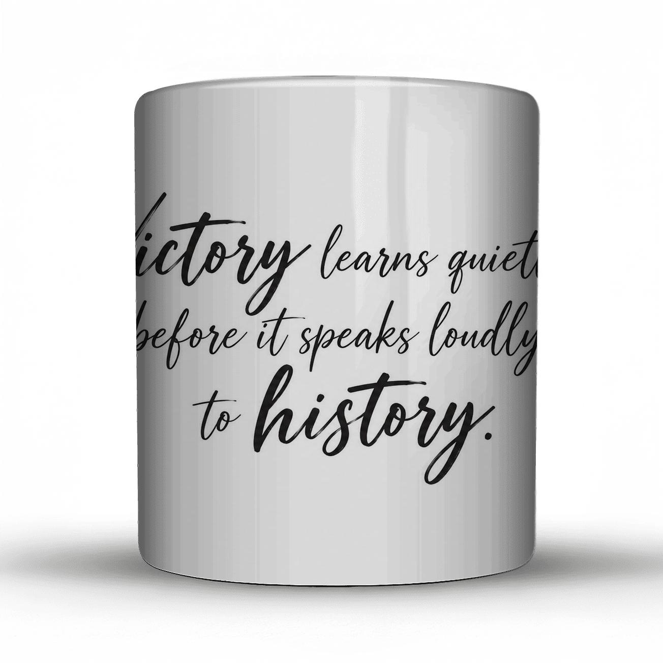 Victory Learns Quietly travel mugs with handles [AI-1577e46e-552315f9d778]