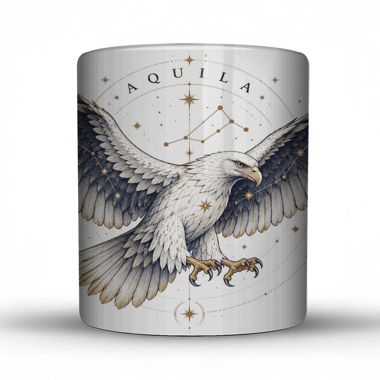 Aquila Celestial Eagle Zodiac Crest novelty coffee mugs [AI-97be6152-a268d4bb5271]