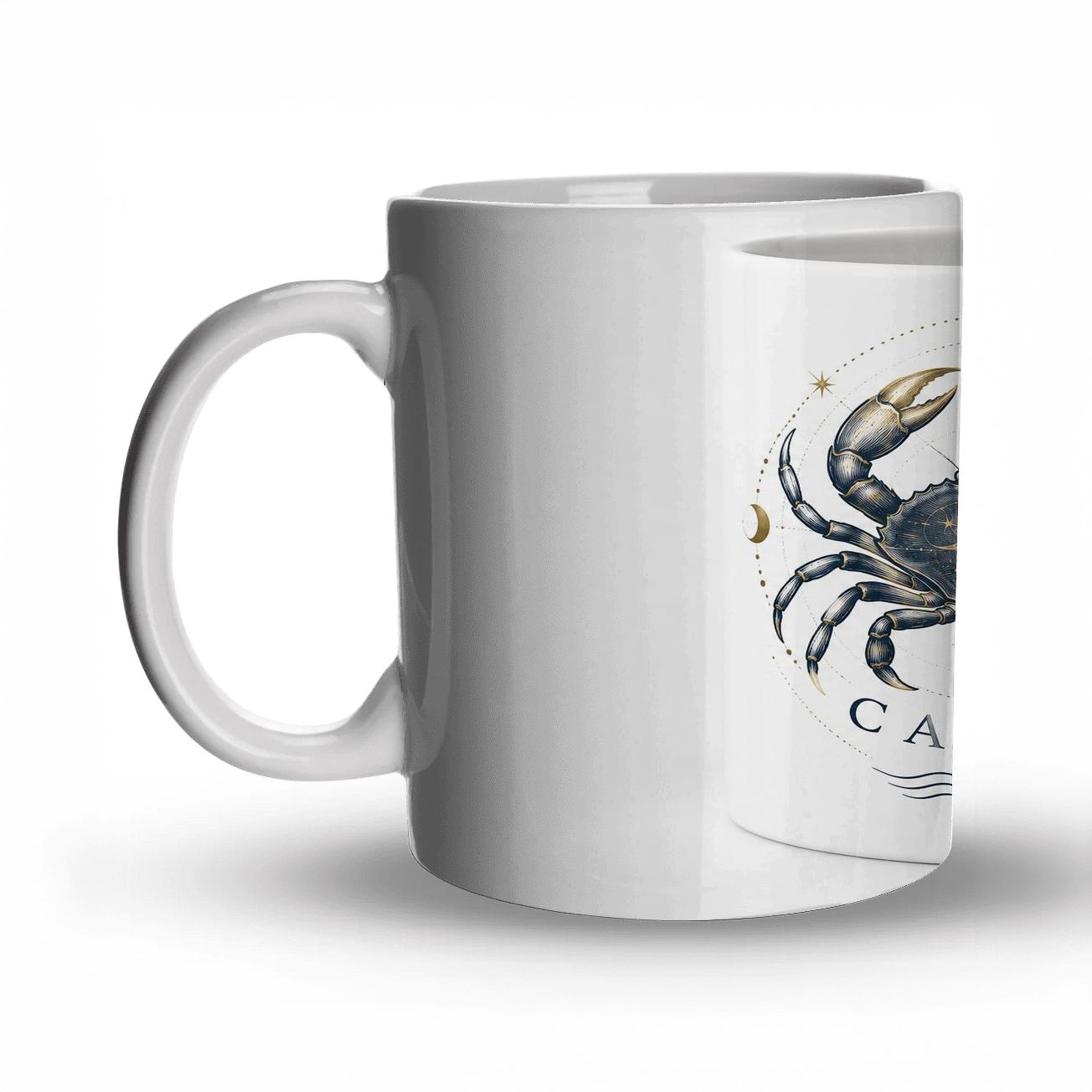 Cancer Tidal Glyph Crab Monoline novelty coffee mugs [AI-5ebcd6b9-7c96b785f1e1]