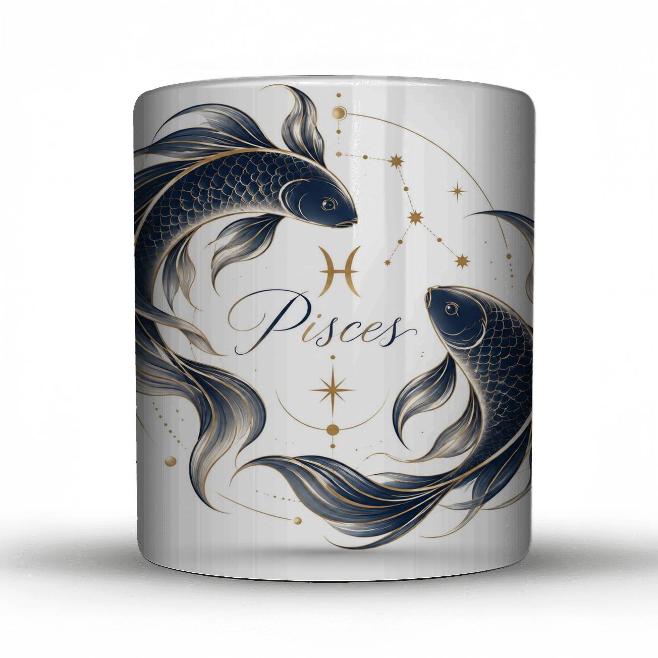 Pisces Venetian Tide Glyph Duet novelty coffee mugs [AI-a37aeecf-e3b19901cb88]