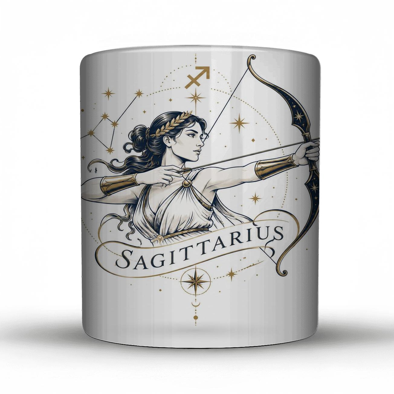 Sagittarius Nomad Arrow Star Compass gift mugs for occasions [AI-bd9651a1-54905bc2345c]