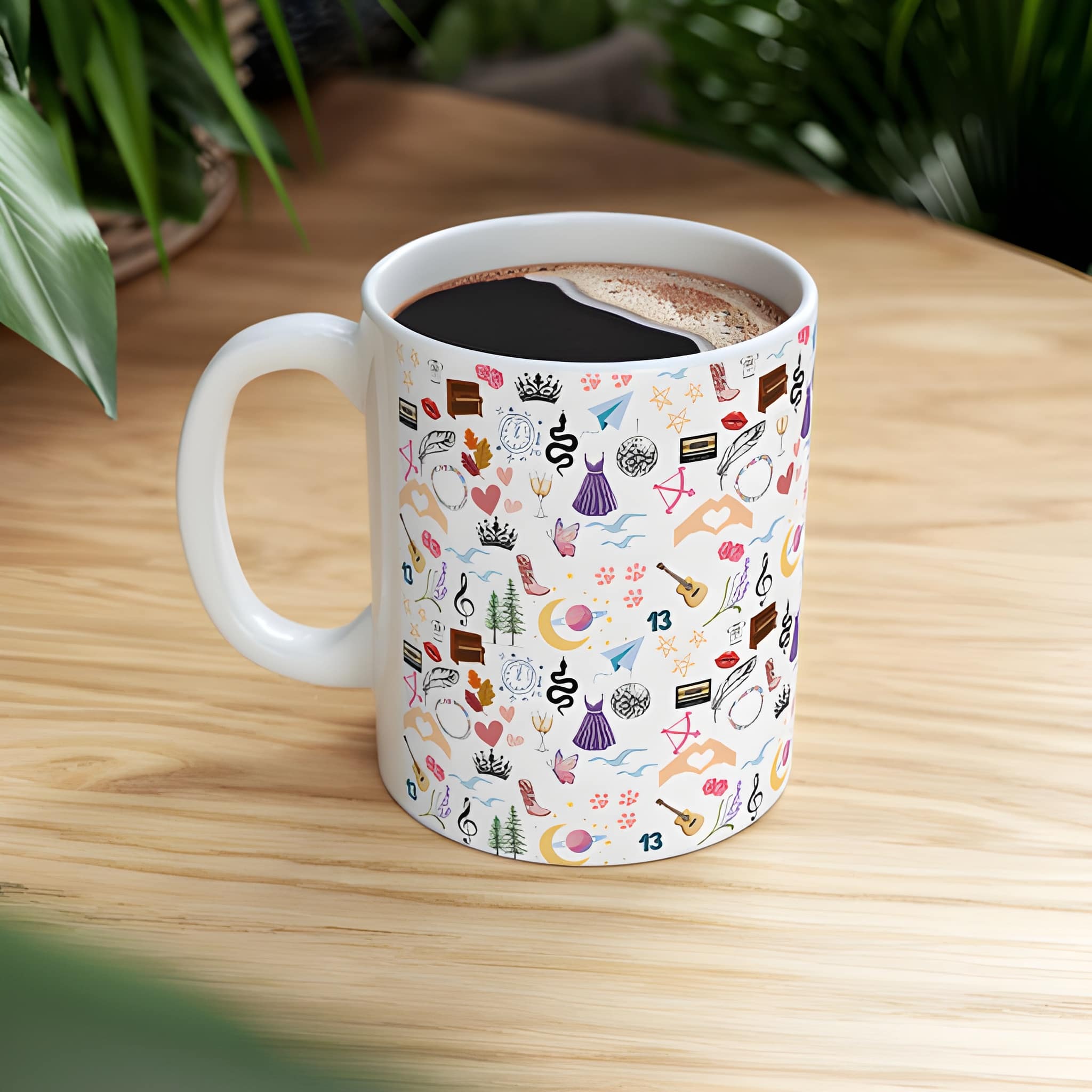 Swifty Eras Ceramic Mug: Taylor Gift, Coffee Cup - 11oz/15oz