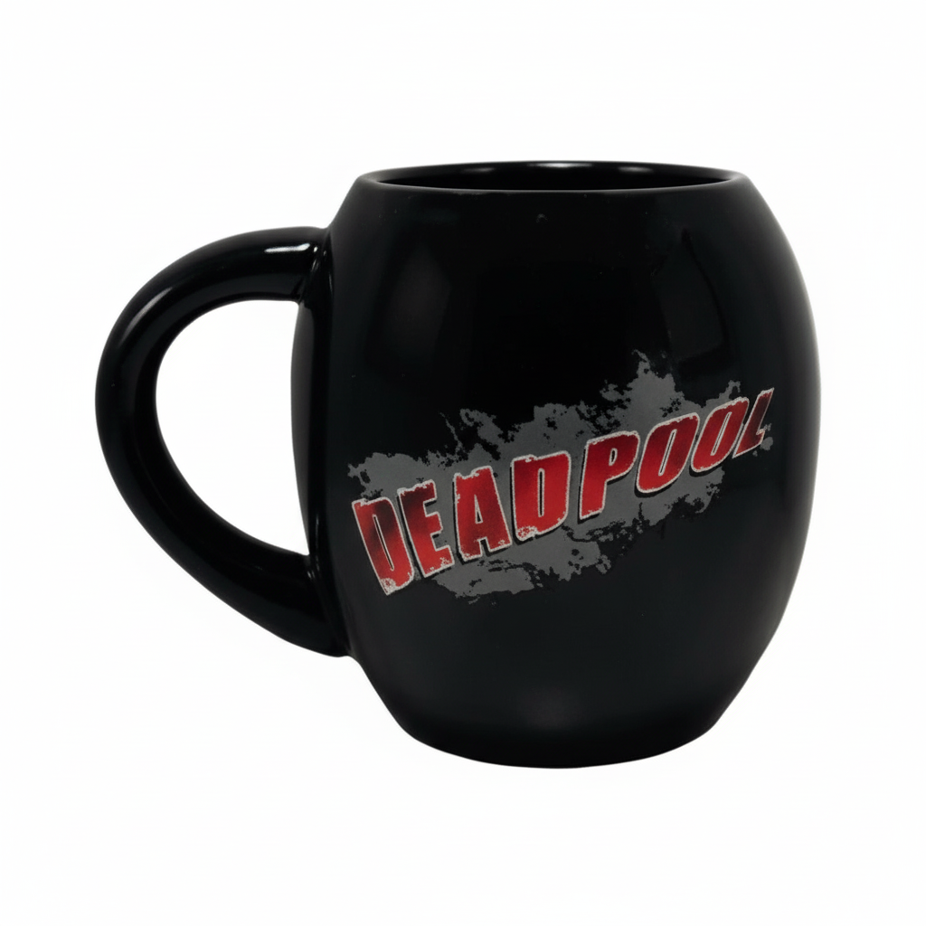 Deadpool Logo Ceramic Oval Coffee Mug 