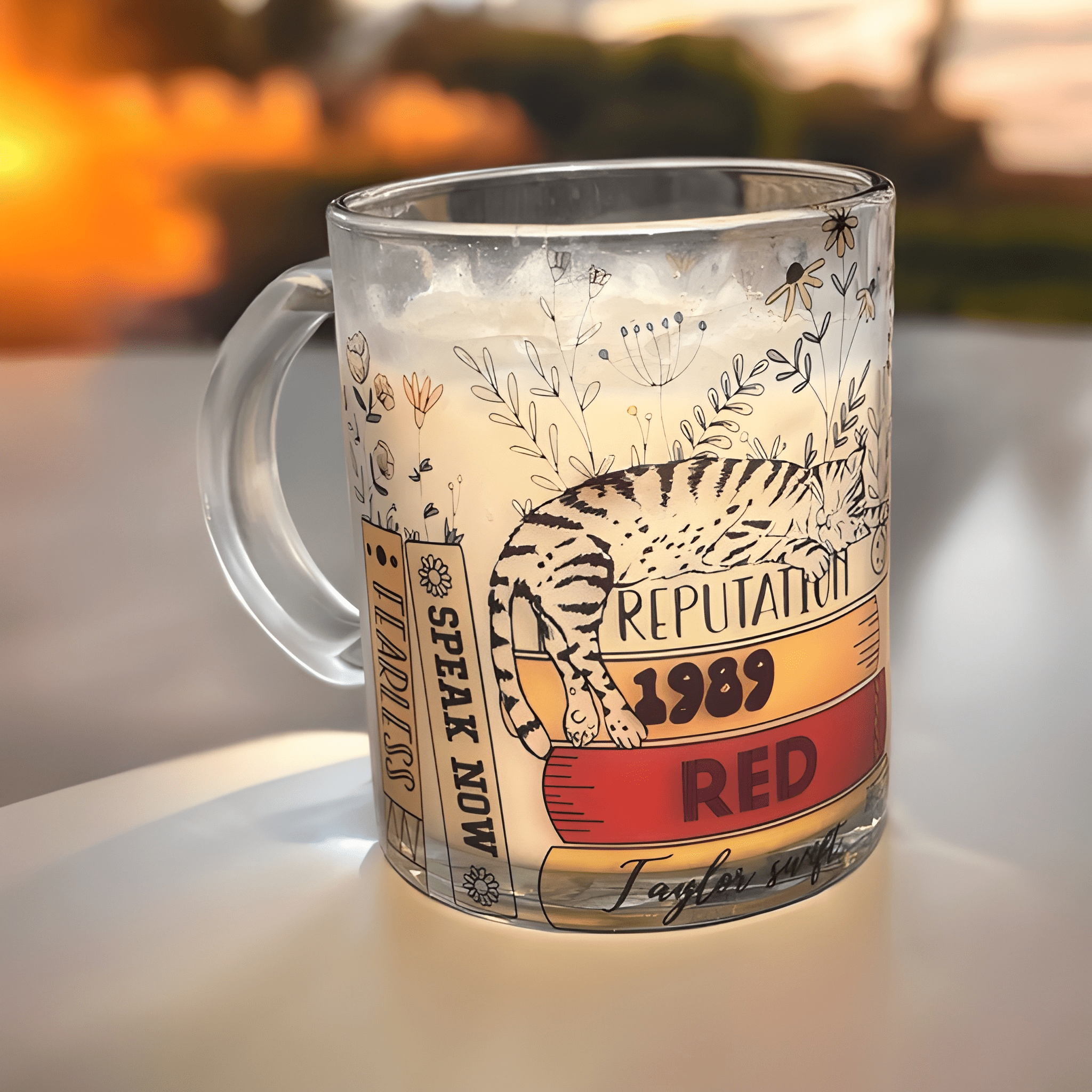 T-Swift Album Book Mug - 12oz