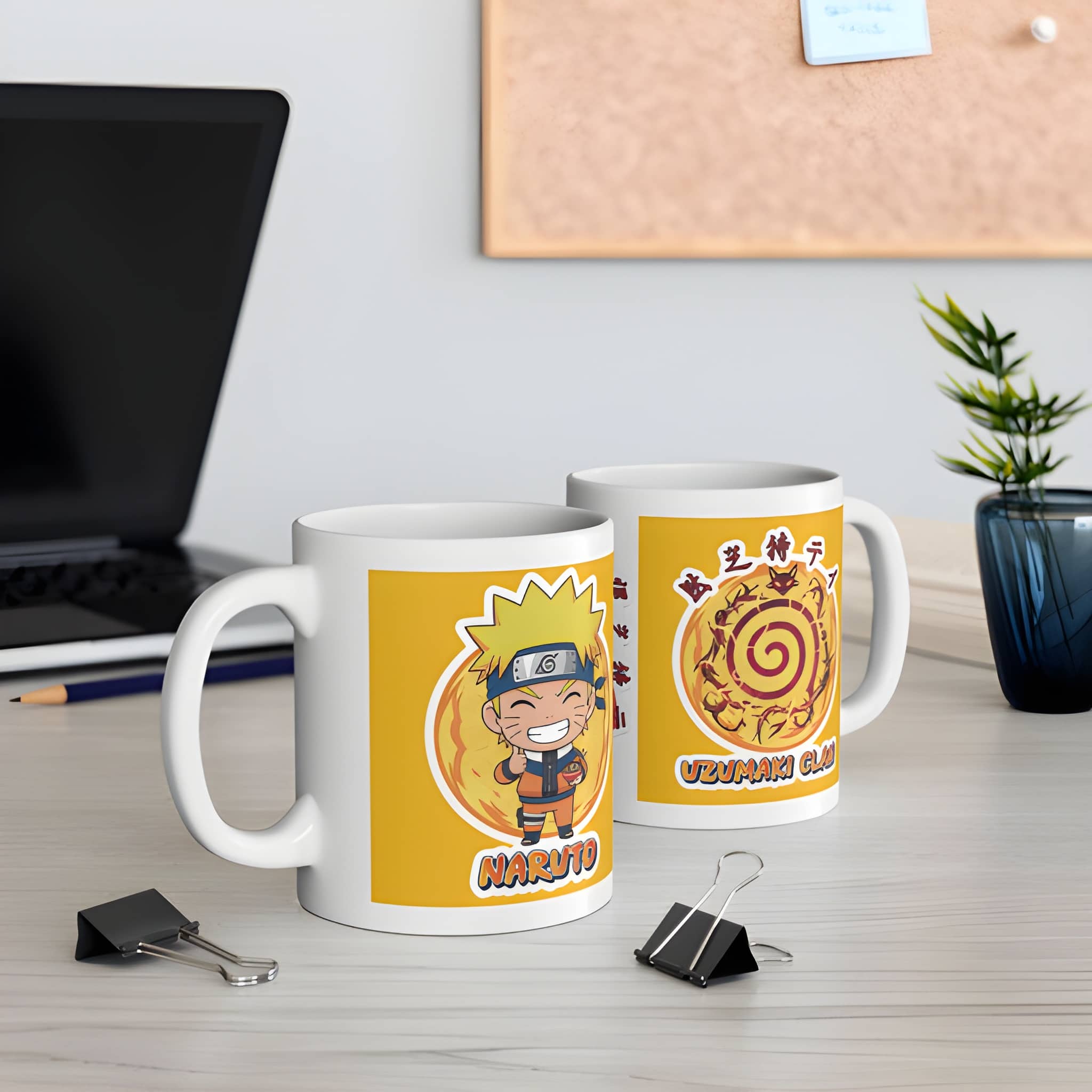 Naruto and Nine-Tails Fox Mug | Ceramic Mug