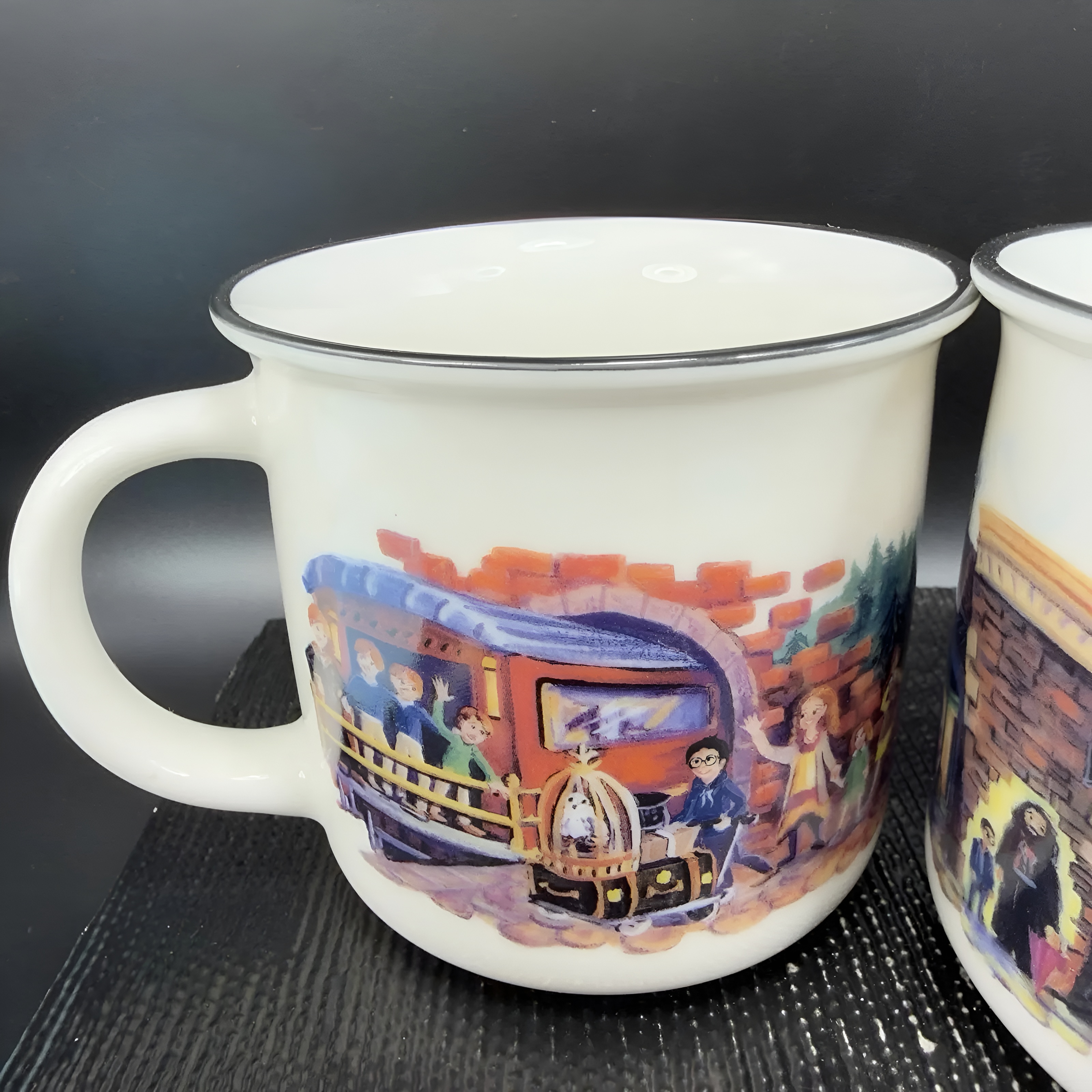 Cara Kozik Harry Potter Ceramic Coffee Mugs Cups Set 2