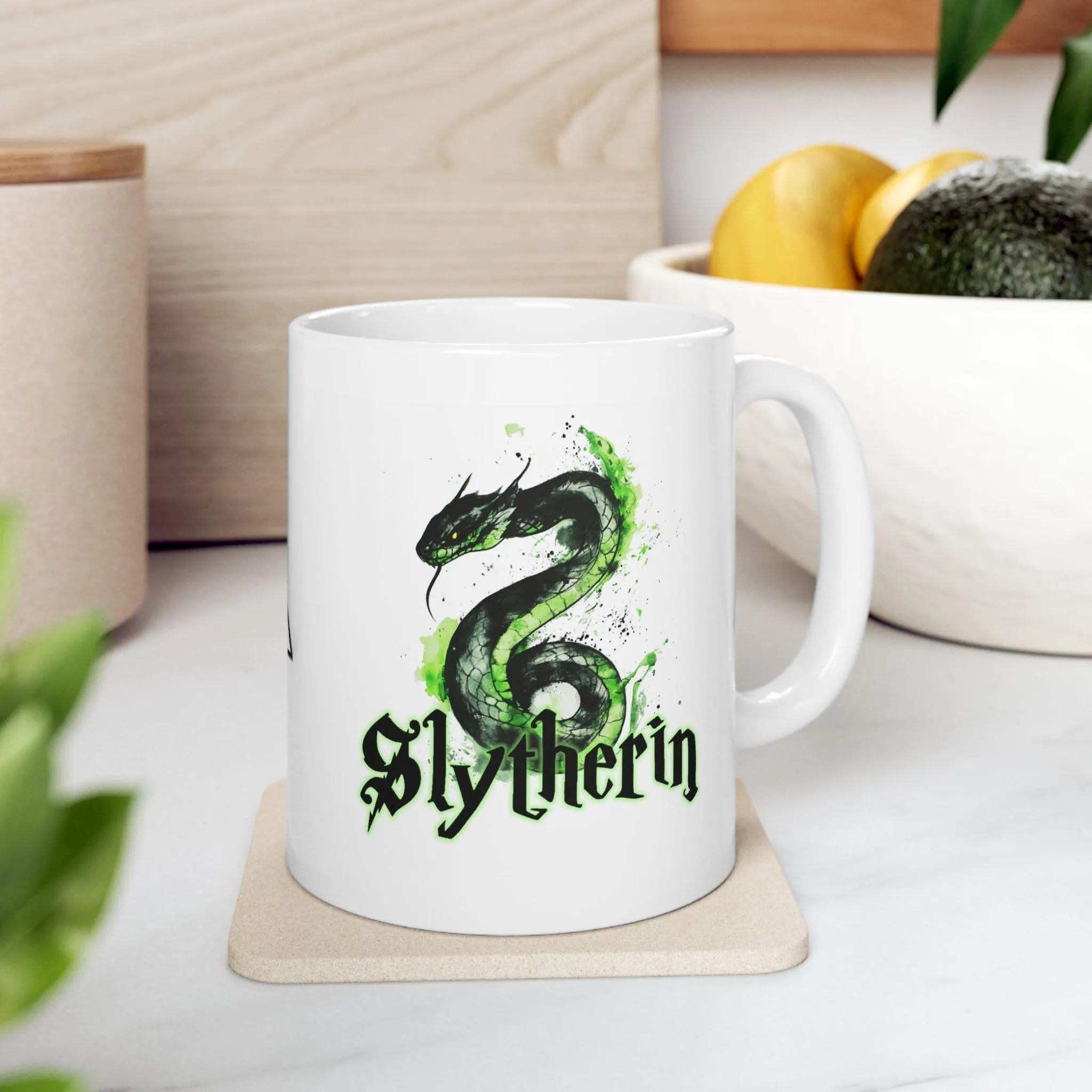 Harry Potter Inspired Slytherin Printed Coffee Mug
