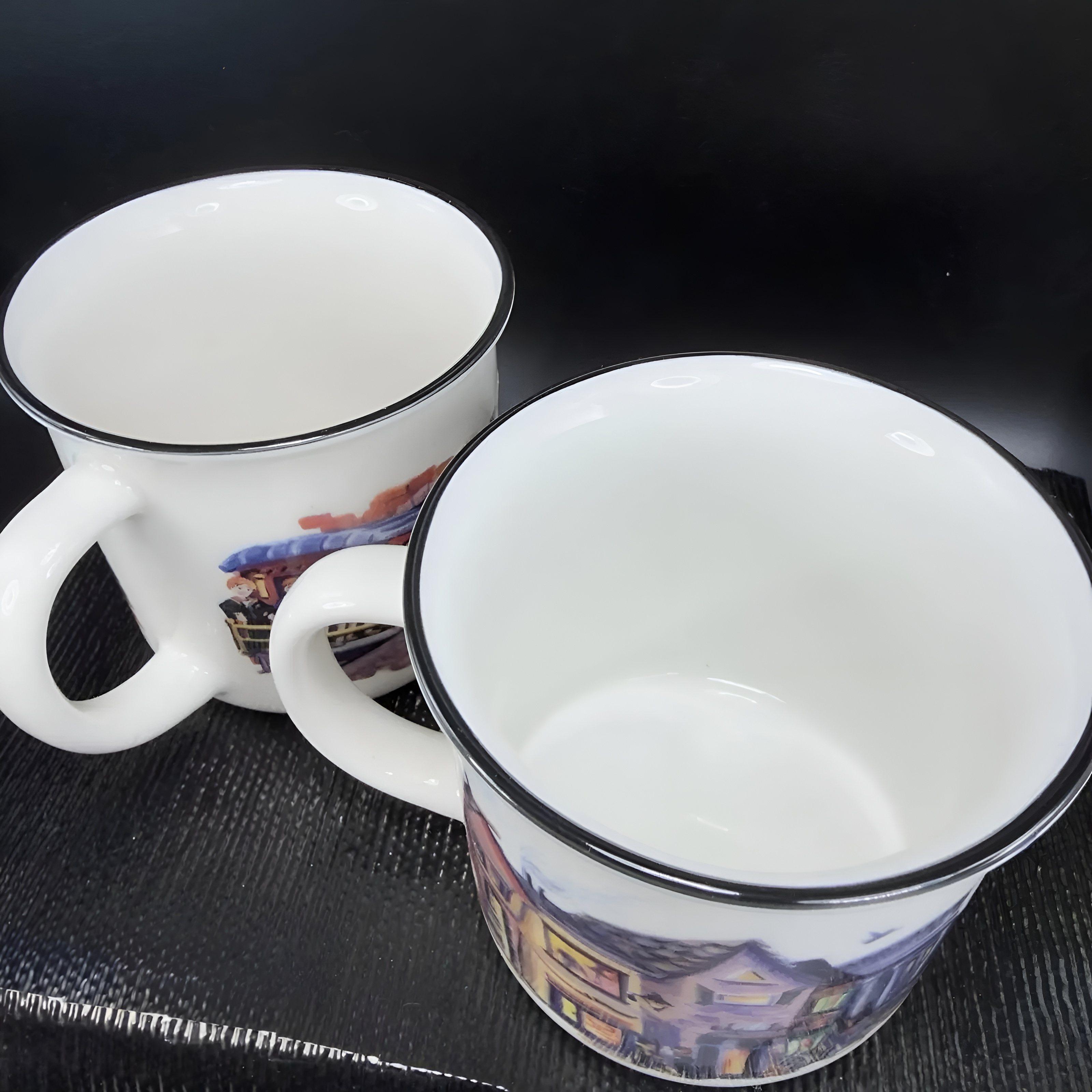 Cara Kozik Harry Potter Ceramic Coffee Mugs Cups Set 2