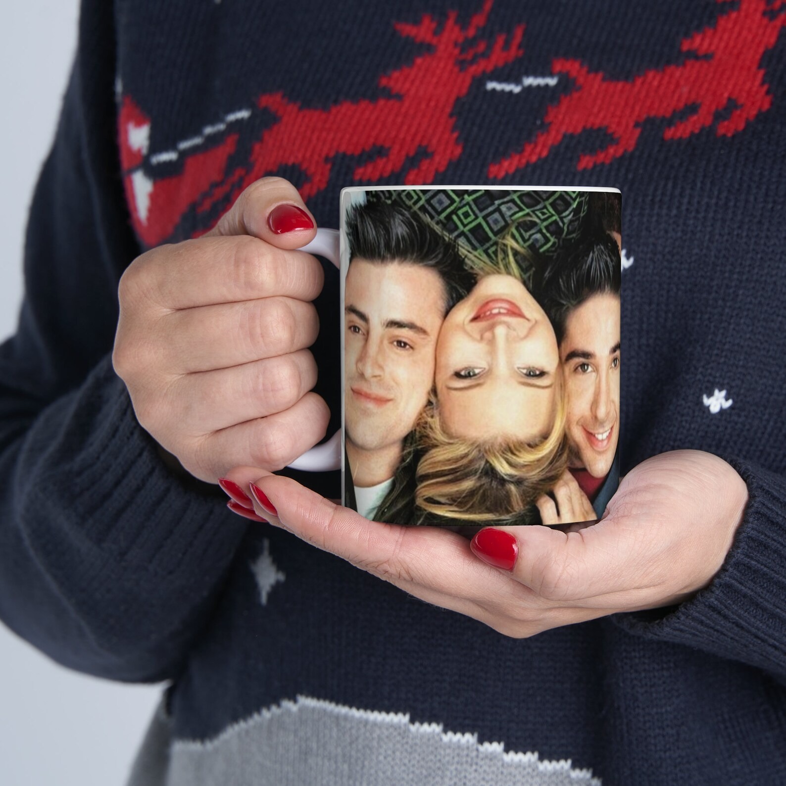 Friends Tv Show Mug Custom Portrait Faces Mug 11oz