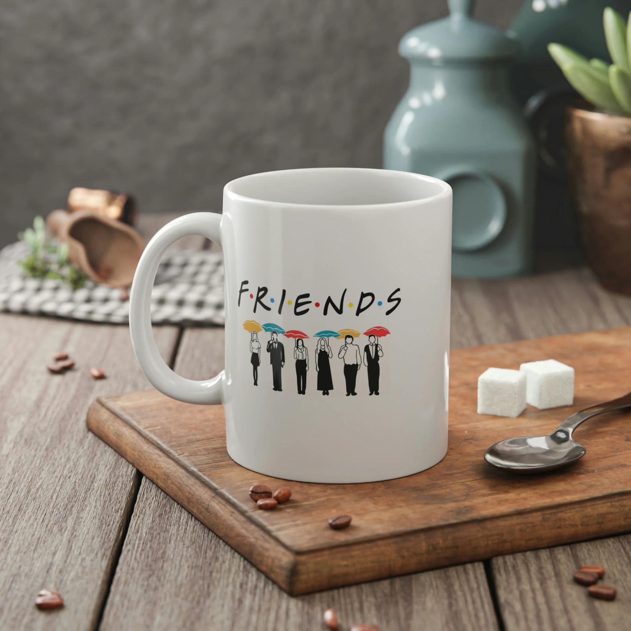 Friends Tv Show White Ceramic Mug