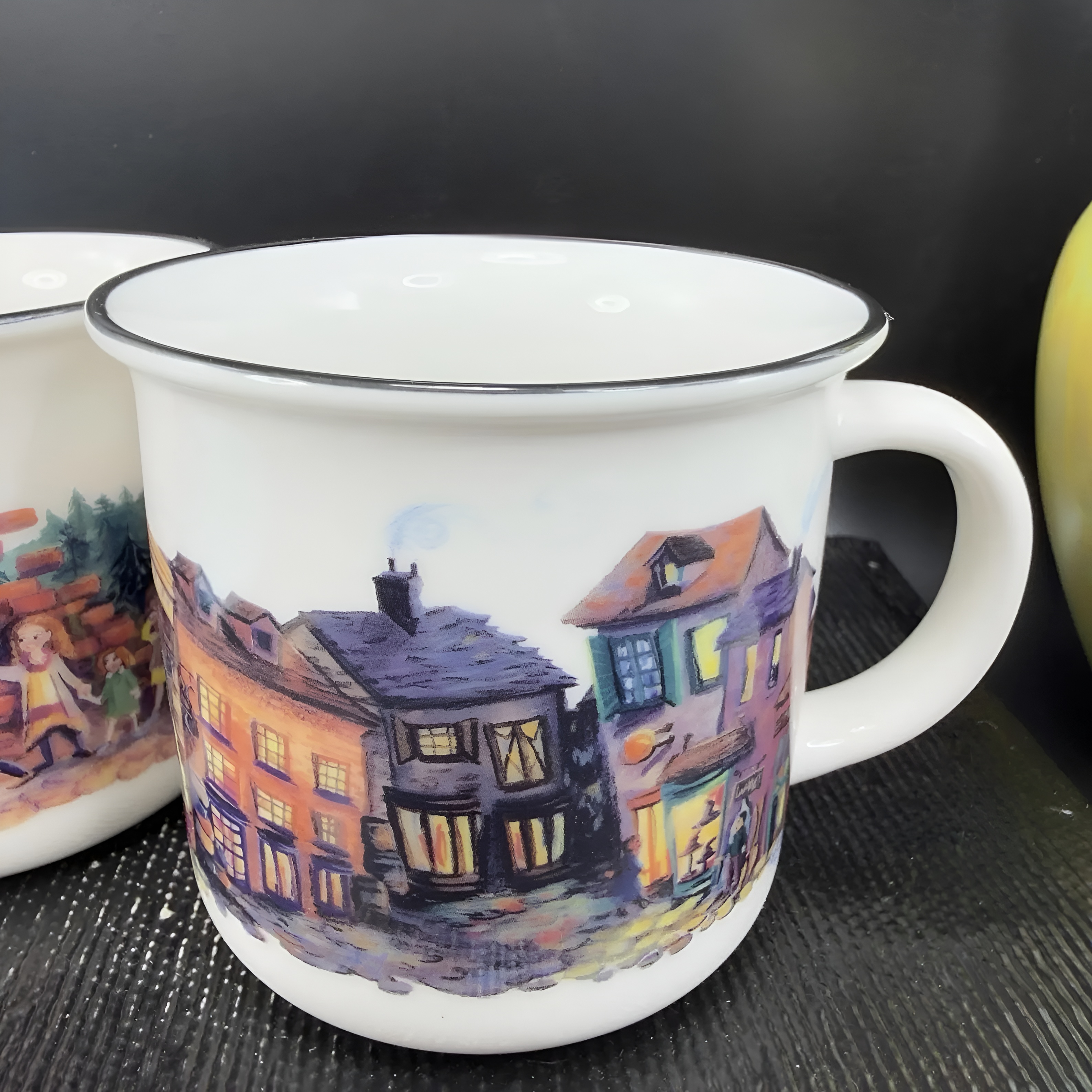 Cara Kozik Harry Potter Ceramic Coffee Mugs Cups Set 2