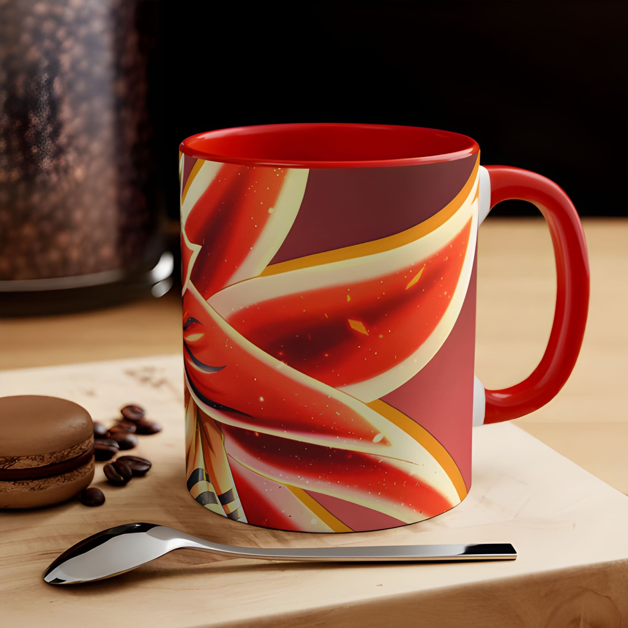 Naruto Byron Form Mug | Anime Kitsune Illustration