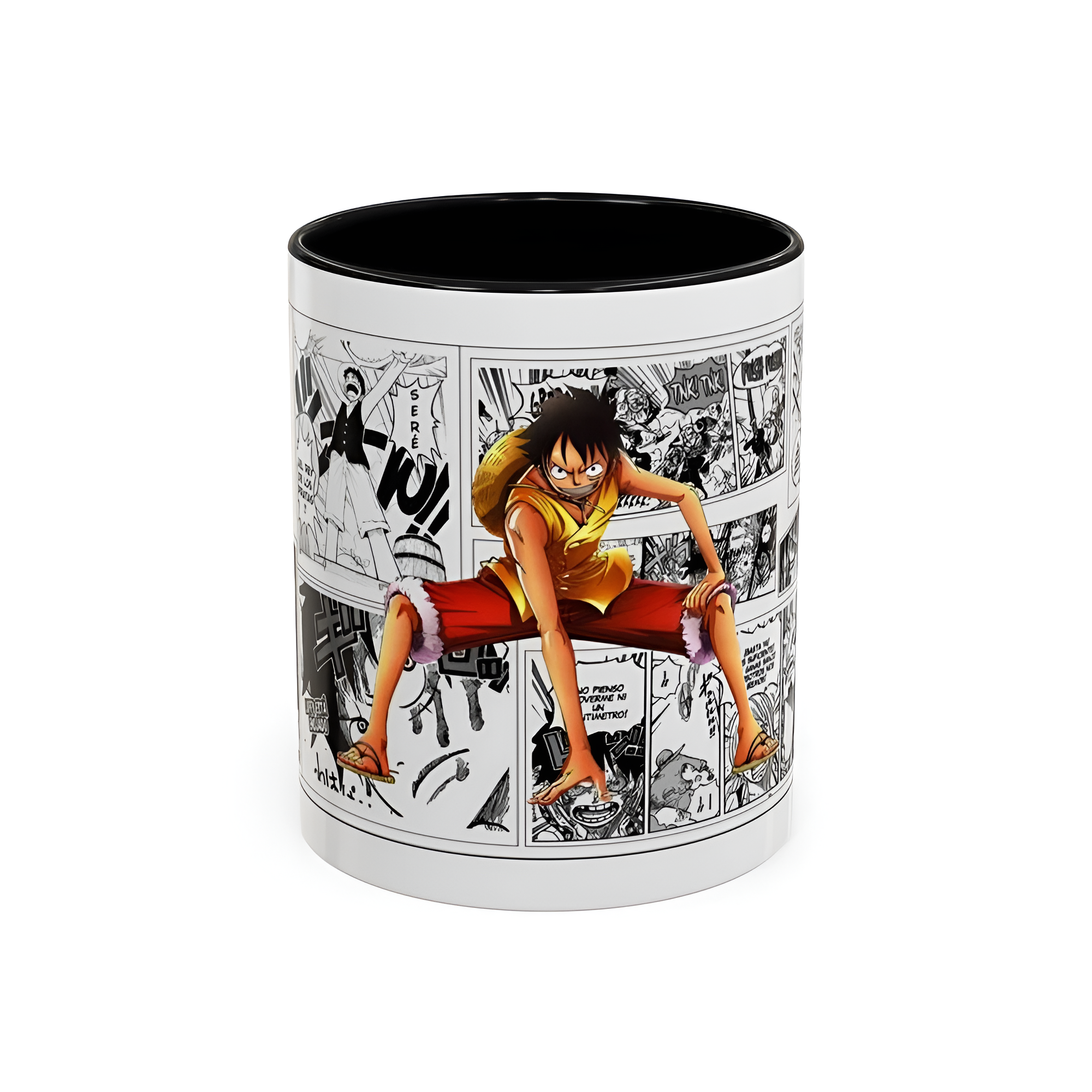 Luffy Manga Panel Anime Coffee Mug