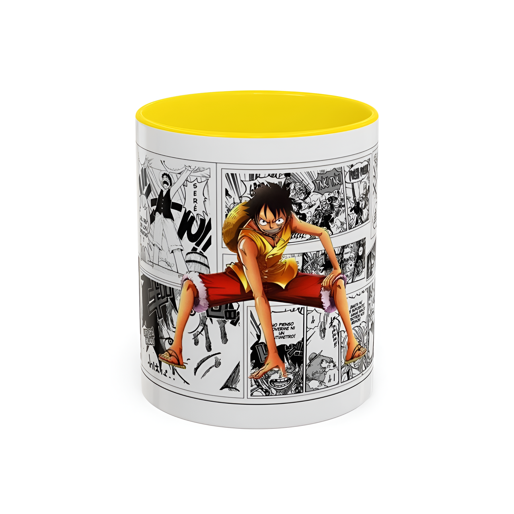 Luffy Manga Panel Anime Coffee Mug