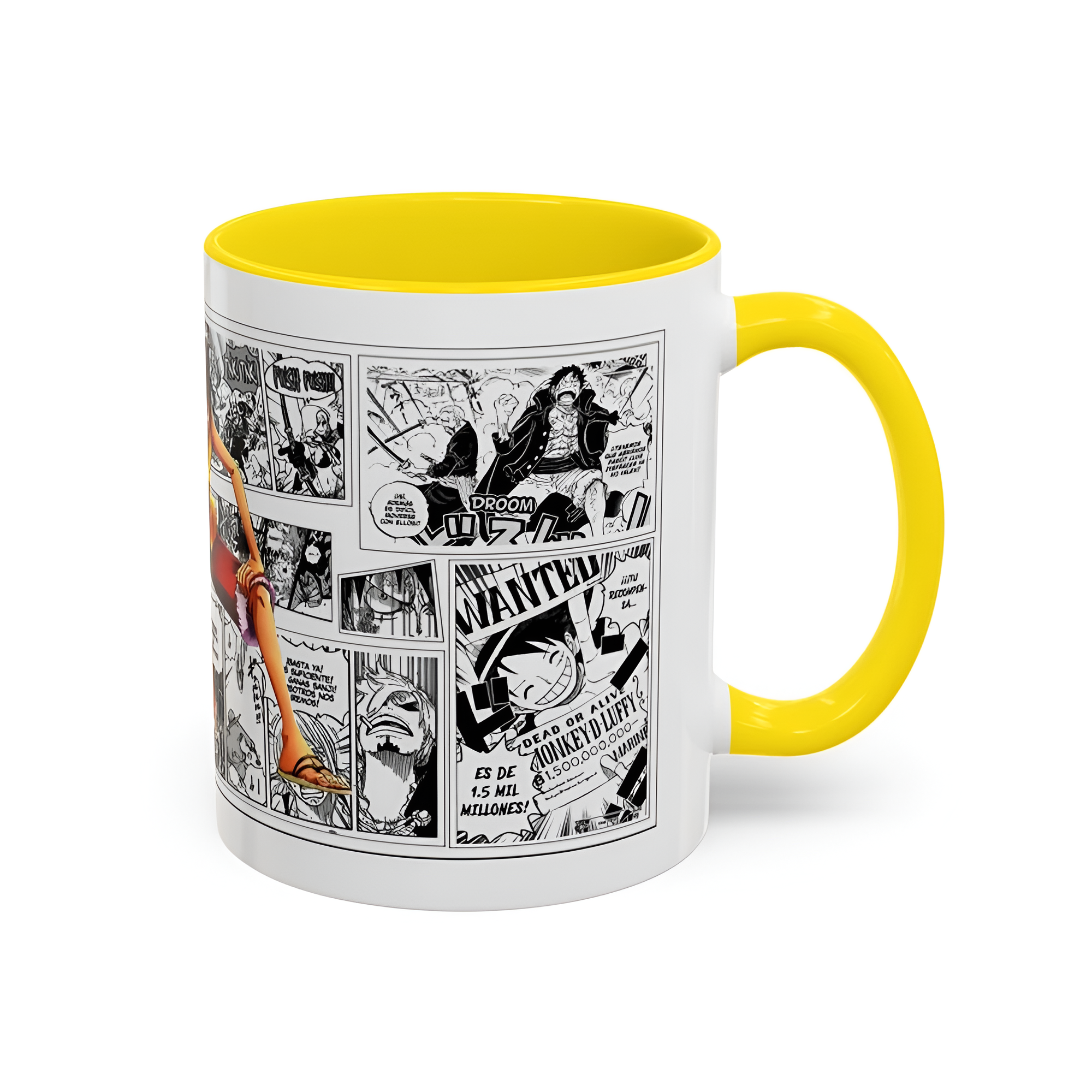 Luffy Manga Panel Anime Coffee Mug