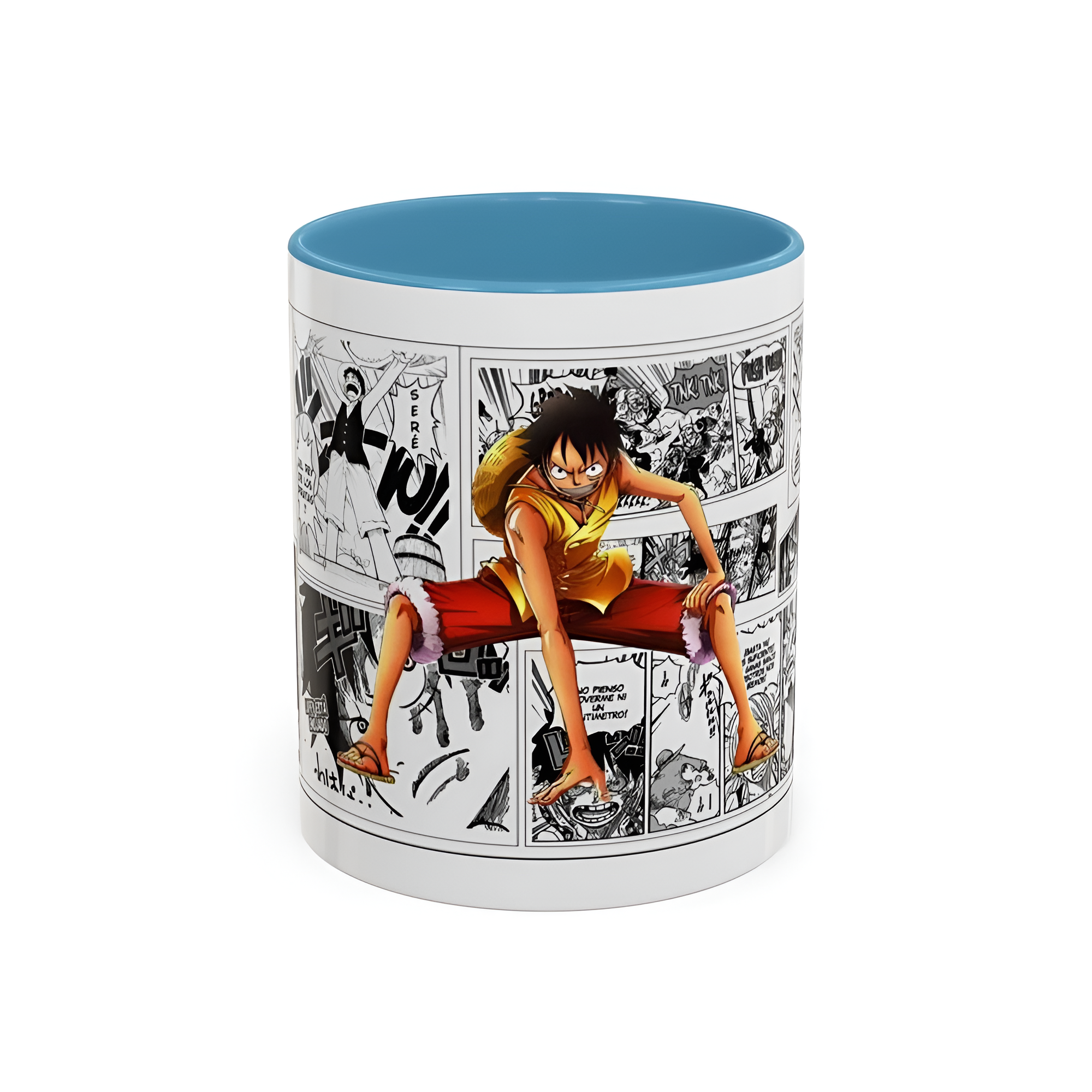 Luffy Manga Panel Anime Coffee Mug