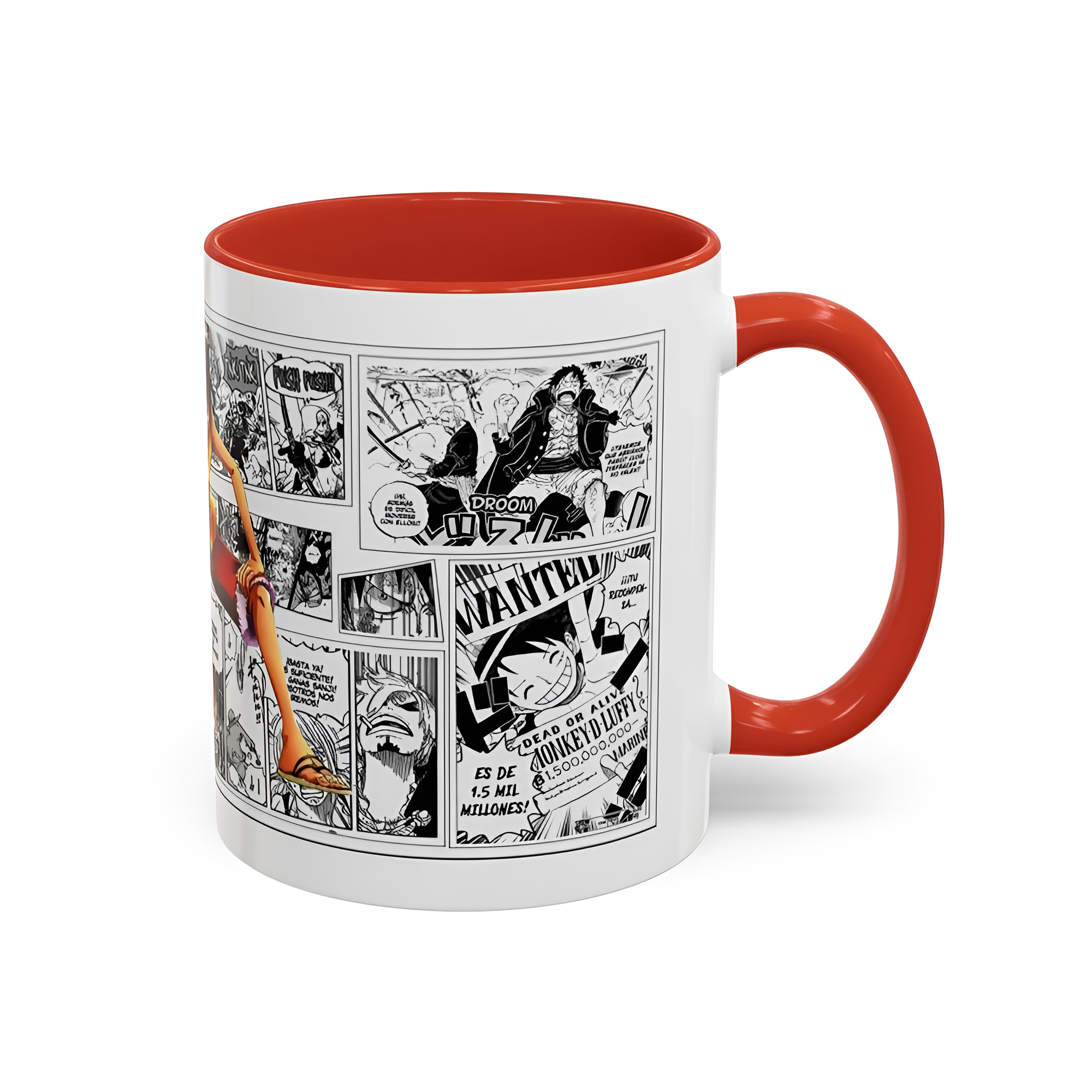 Luffy Manga Panel Anime Coffee Mug