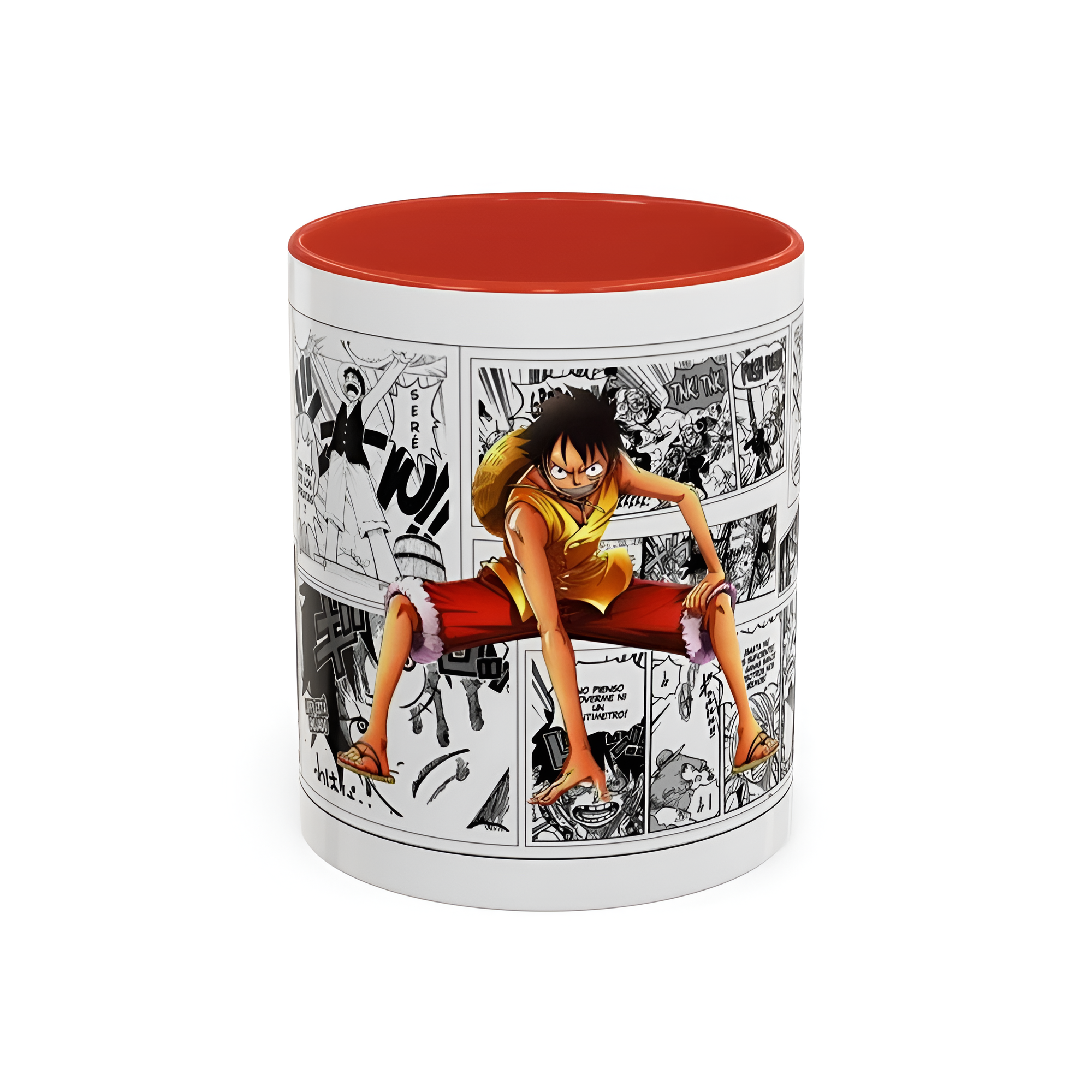 Luffy Manga Panel Anime Coffee Mug
