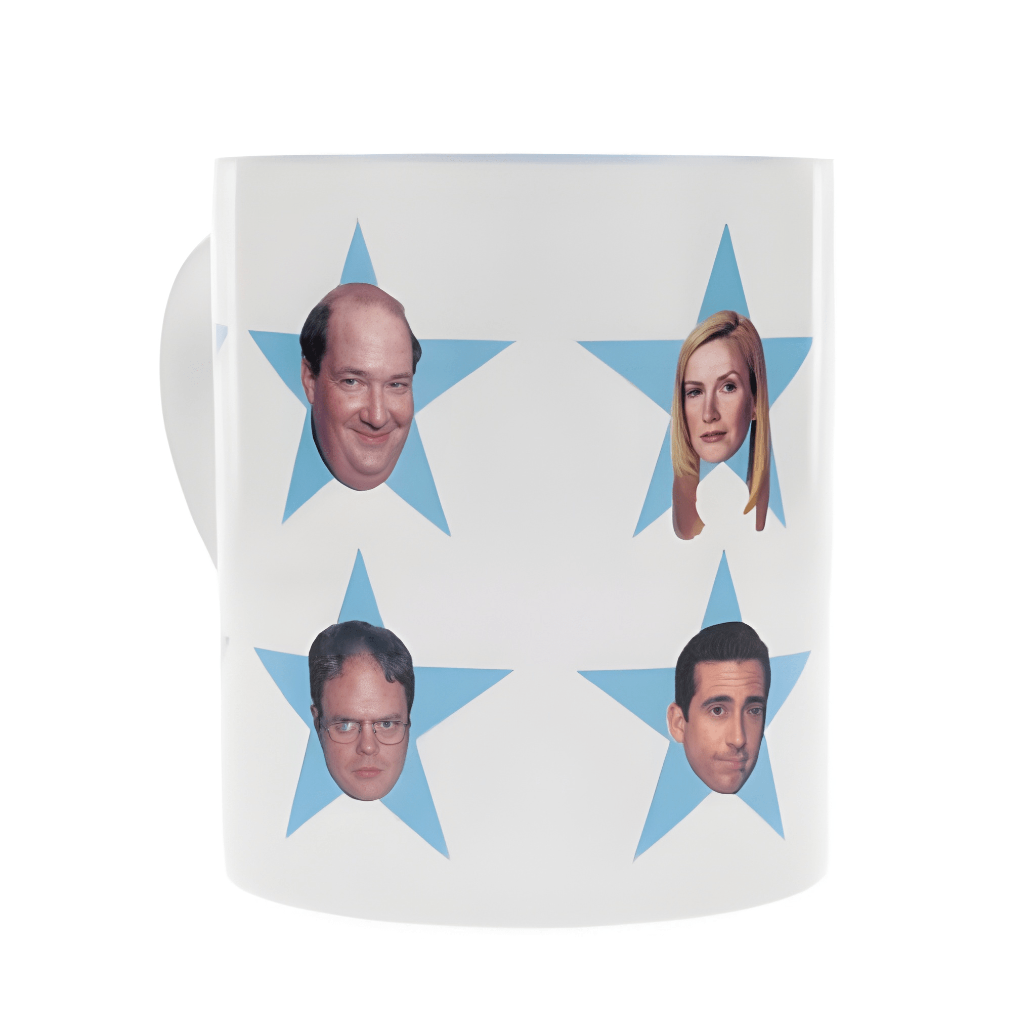 Silver Buffalo The Office Cast Stars Ceramic Mug | Holds 14 Ounces