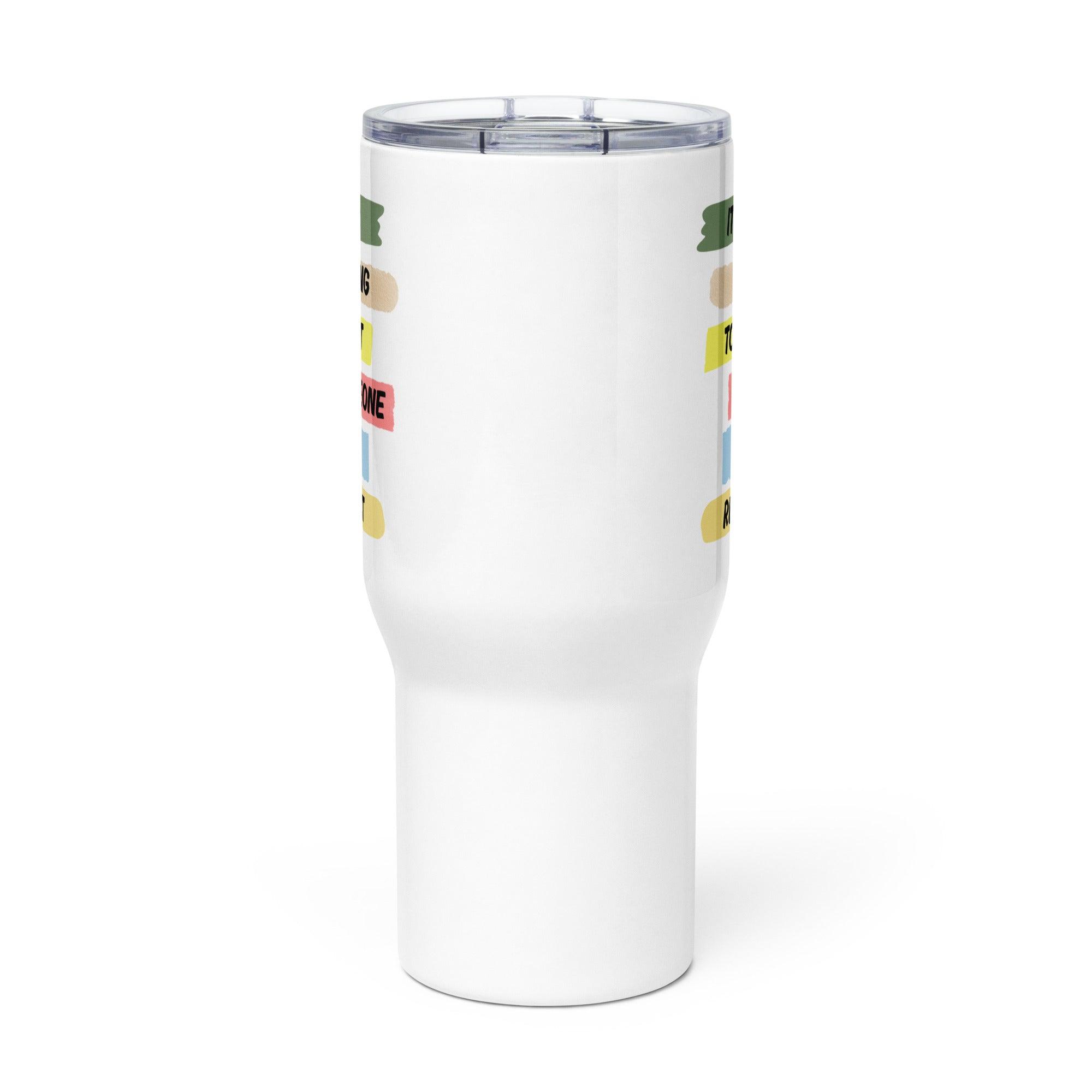 Respect Message Travel Mug With Insulated Travel Design - Inspire Cups