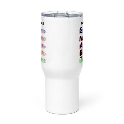 SMART Goals Printed Travel Mugs With Motivational Design - Inspire Cups