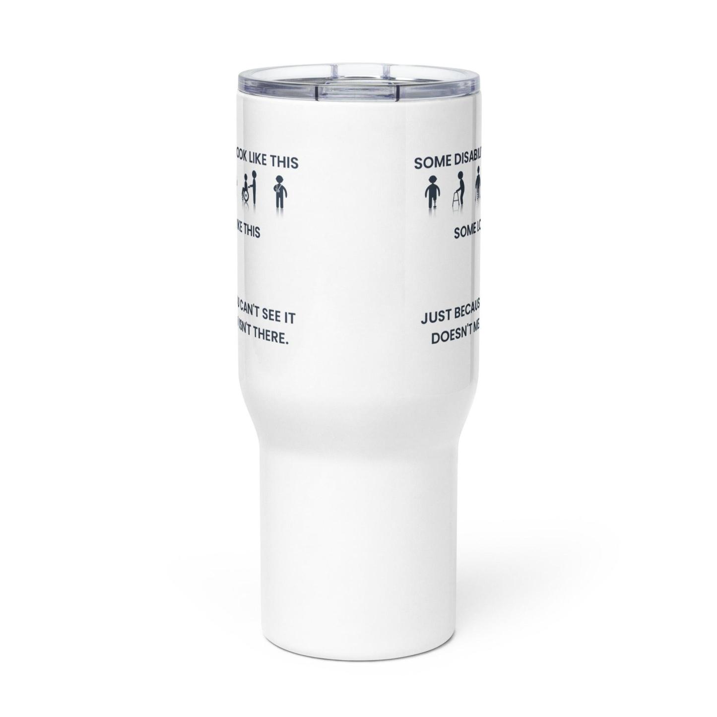 Disability Awareness Printed Travel Mug With Calming Design - Inspire Cups