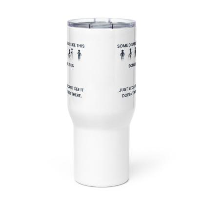 Disability Awareness Printed Travel Mug With Calming Design - Inspire Cups